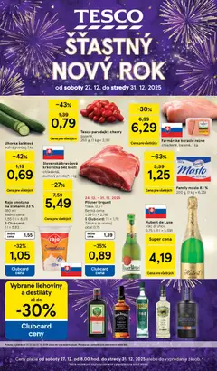 Tesco leták platný od 27.12.2025