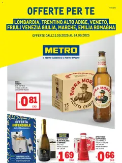Anteprima del volantino Volantino Metro	 valido a partire dal 11.09.2025