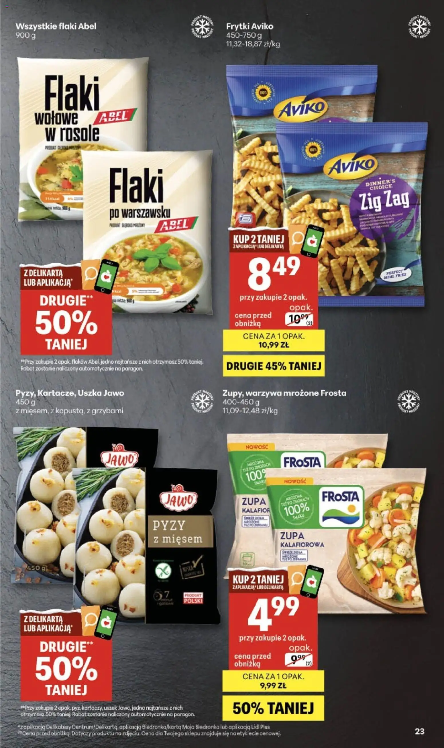 Delikatesy Centrum Gazetka - Sklepy Własne od 08.01.2026 | Strona: 23 | Produkty: Kalafior, Zupa, Flaki wołowe, Warzywa