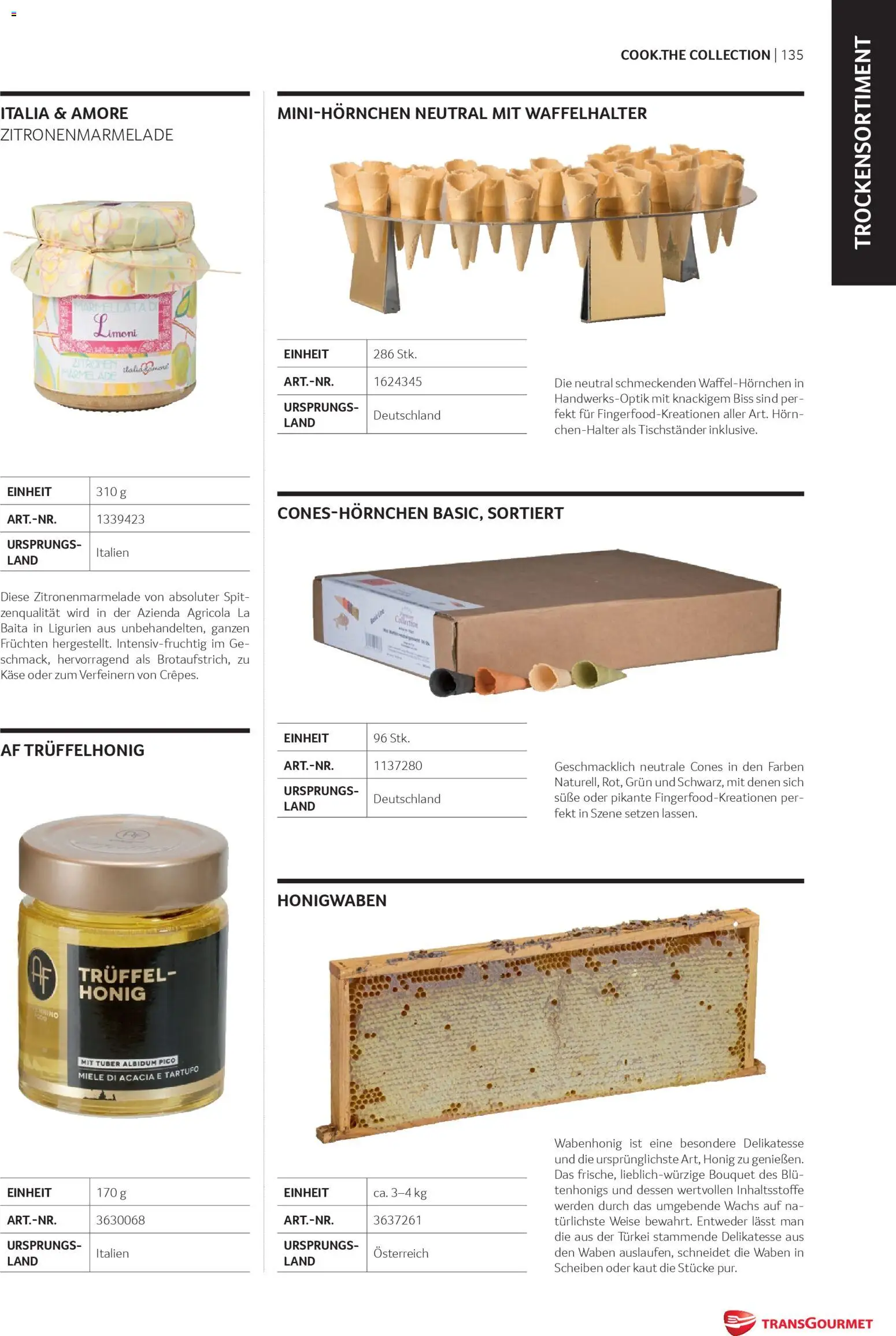 Transgourmet Cook Look-Book gültig ab 08.04.2026 | Seite: 135 | Produkte: Käse