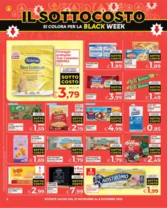 Anteprima del volantino Eurospar - Black Friday valido a partire dal 27.11.2025 | Pagina: 2 | Prodotti: Patatine, Pancetta, Latte, Formaggio