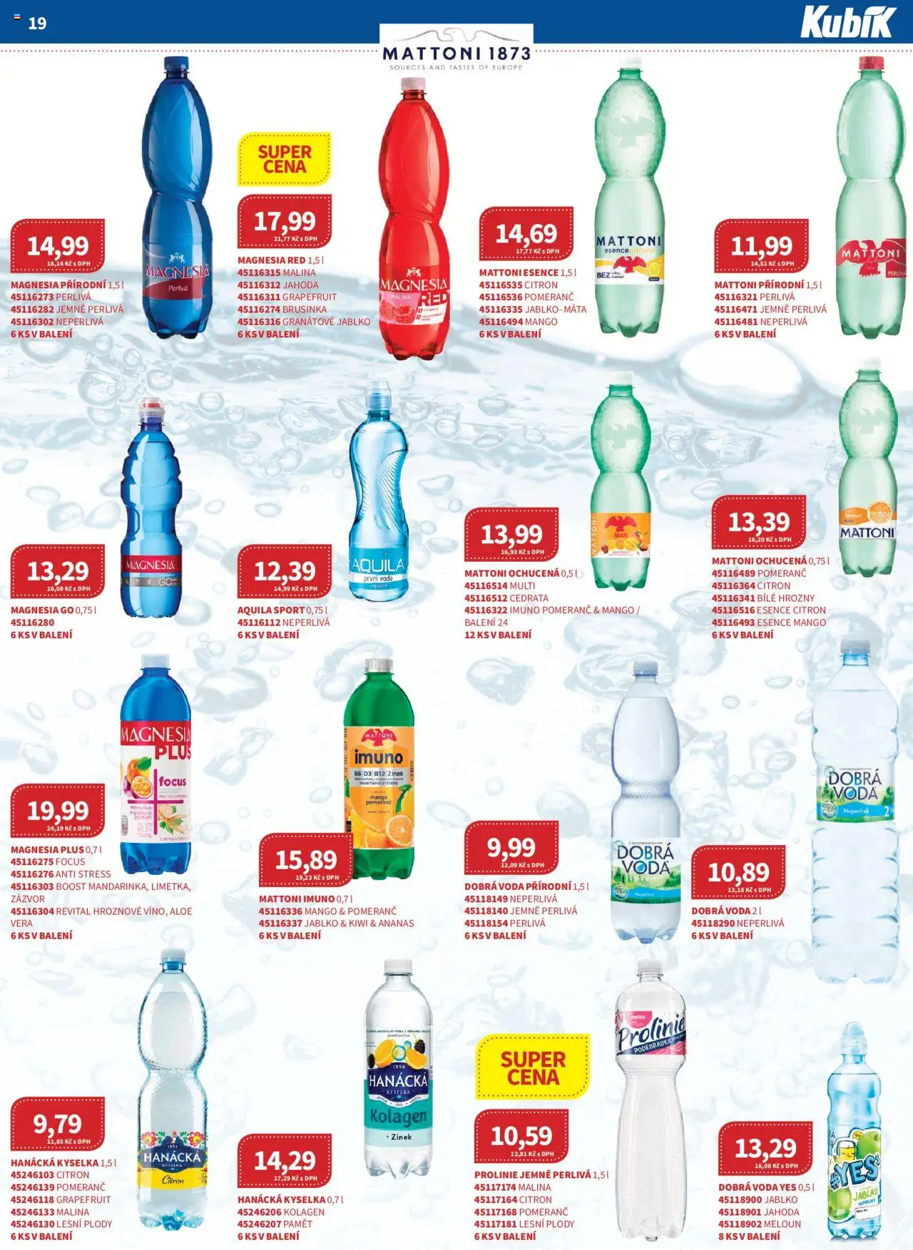 Kubík leták - Velkoobchod 09/2025 od 01.09.2025 | Strana: 19 | Produkty: Granátové jablko, Ananas, Magnesia, Prolinie