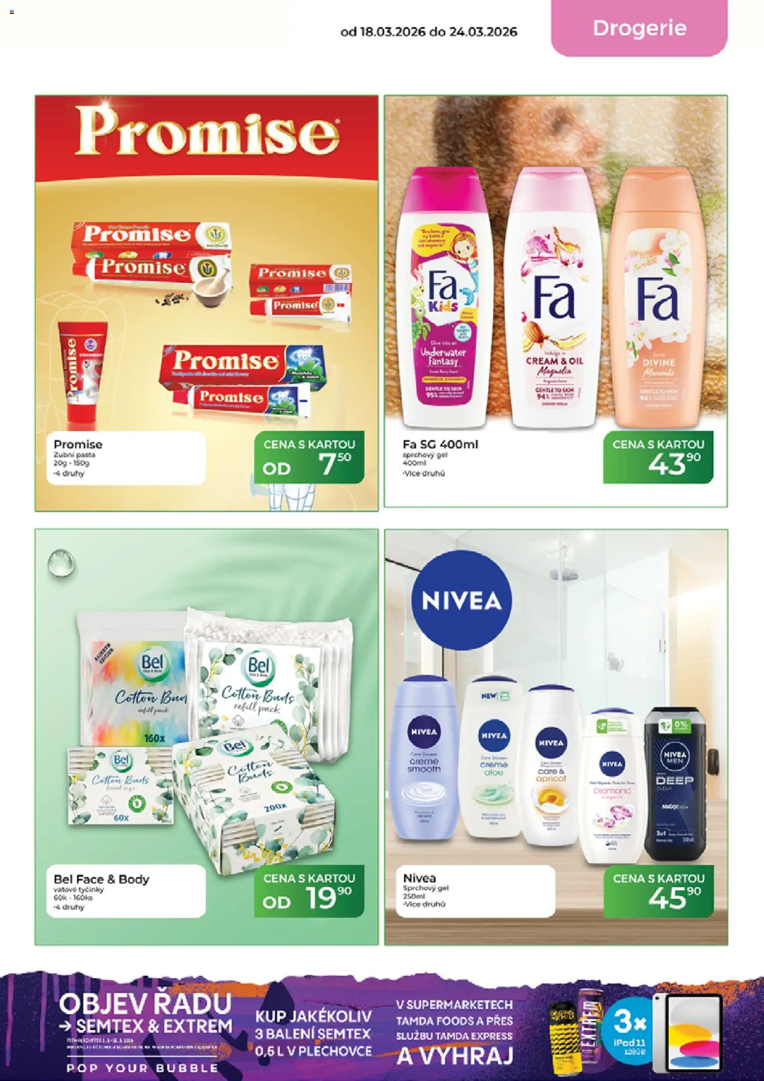 Tamda Foods leták od 18.03.2026 | Strana: 59 | Produkty: Sprchový gel, Nivea, Drogerie, Body