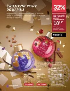 Pogląd oferty "Avon Katalog 12 2025" - ważna od 01.12.2025 | Strona: 19 | Produkty: Cynamon, Płyn do kąpieli, Żurawina, Kąpiel