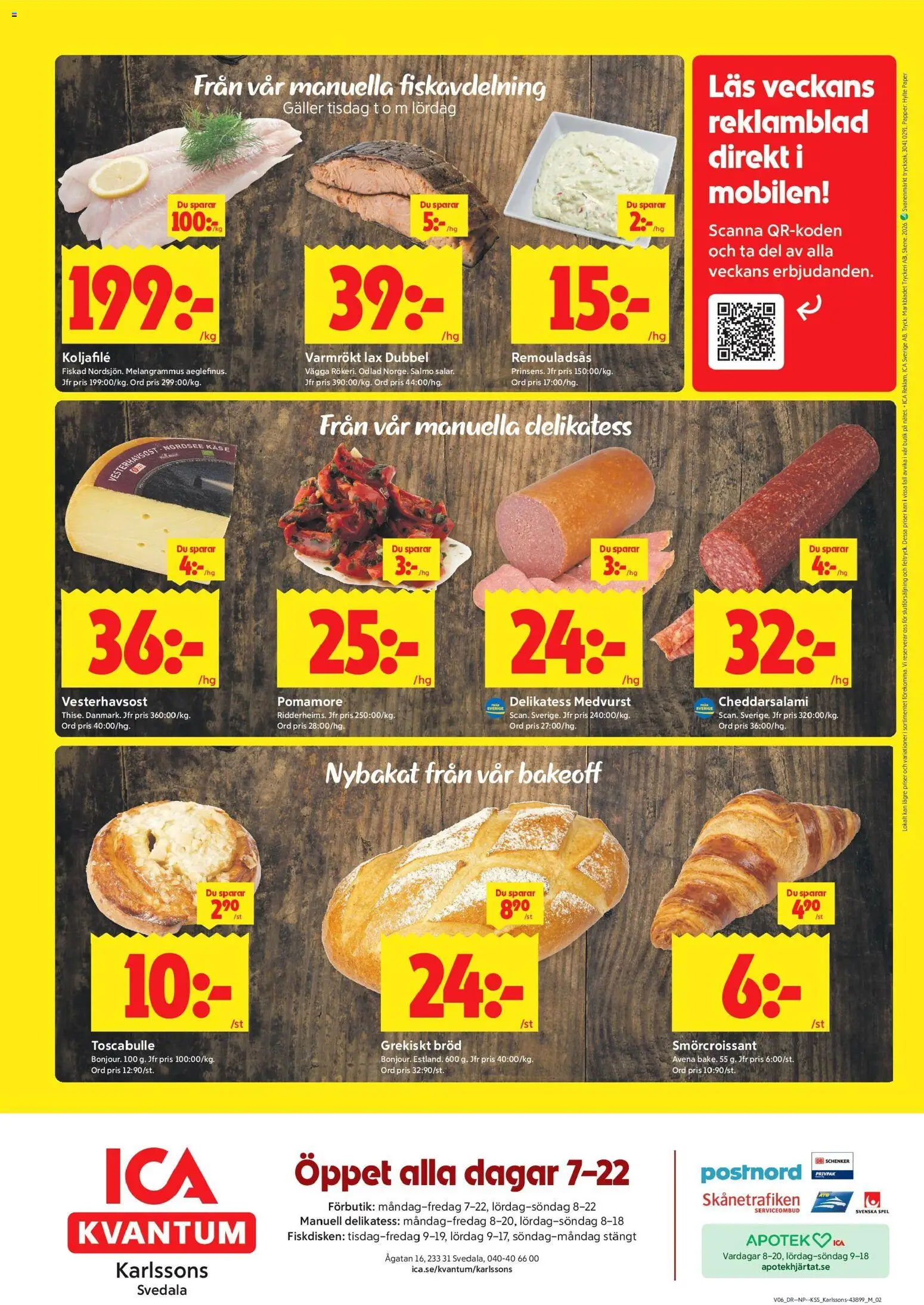 ICA Kvantum reklamblad aktuell från 02.02.2026 | Sida: 10 | Produkter: Remouladsås, Bröd, Papper, Spel