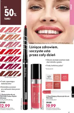 Oriflame Katalog 13 2025 od 07.09.2025 | Strona: 57 | Produkty: Makijaż, Błyszczyk, Konturówka