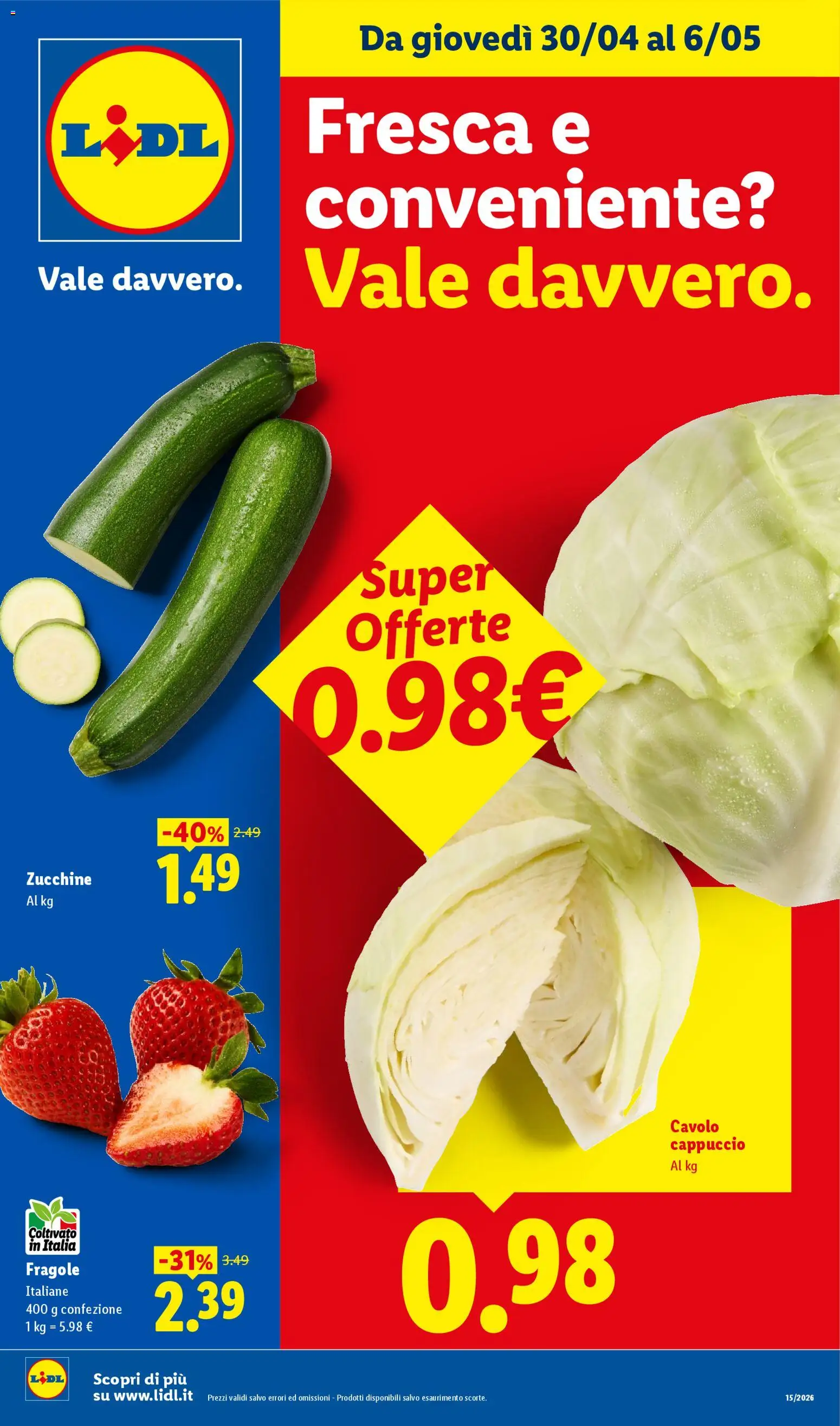 Volantino Lidl del 30.04.2026 | Pagina: 1
