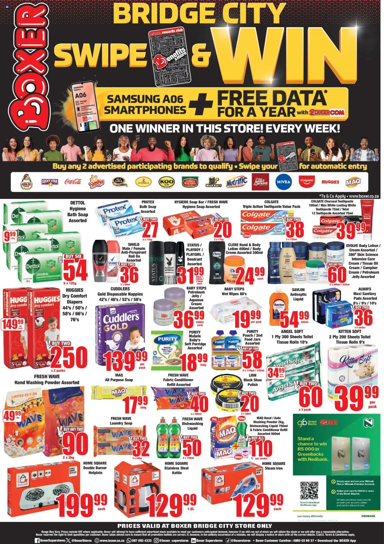 New Boxer catalogue – valid from 09.10.2025 | Page: 8 | Products: Battery, Stock, Washing powder, Dishwashing liquid