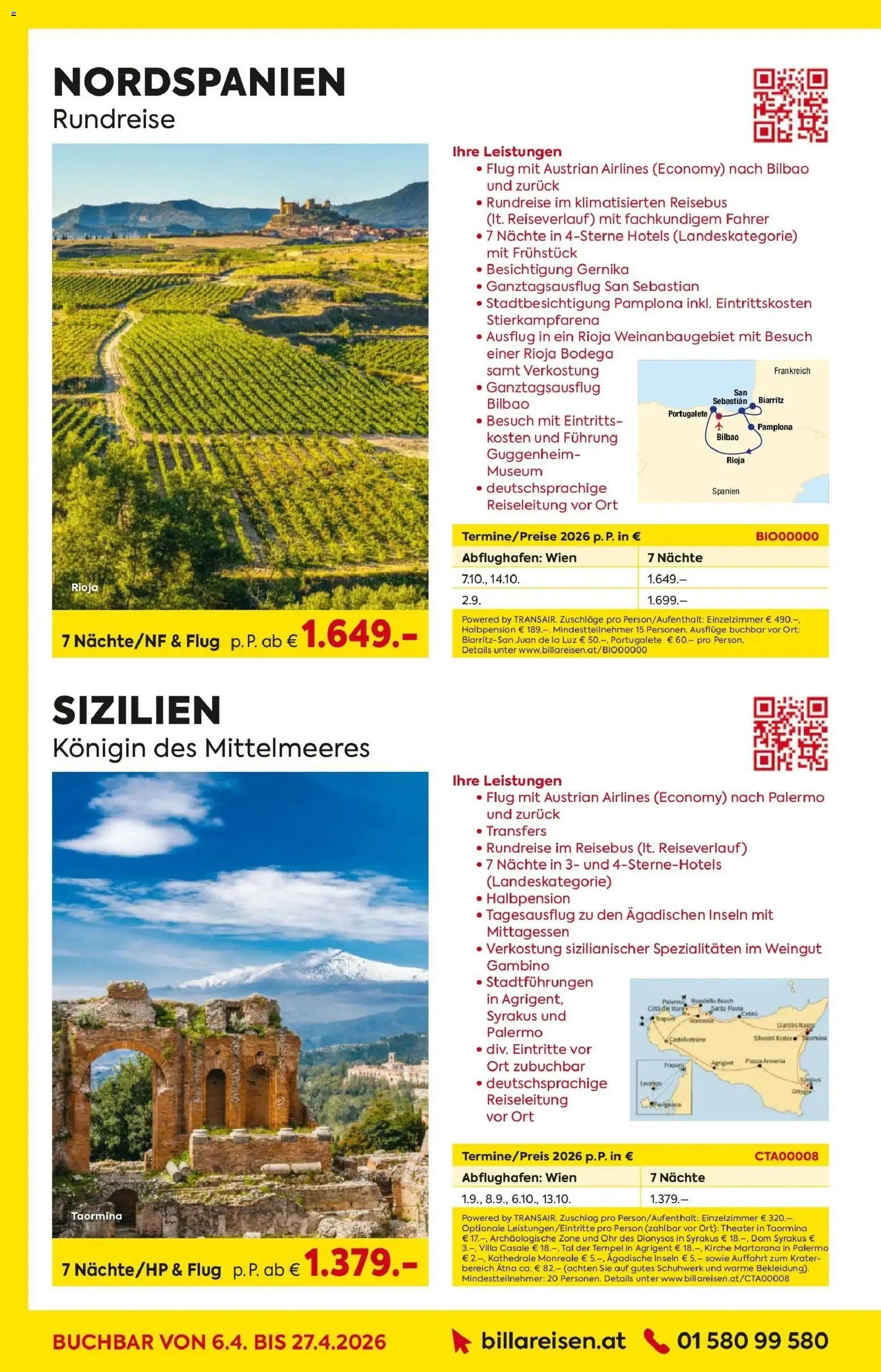 Billa - BILLA: Reisen gültig ab 05.04.2026 | Seite: 2