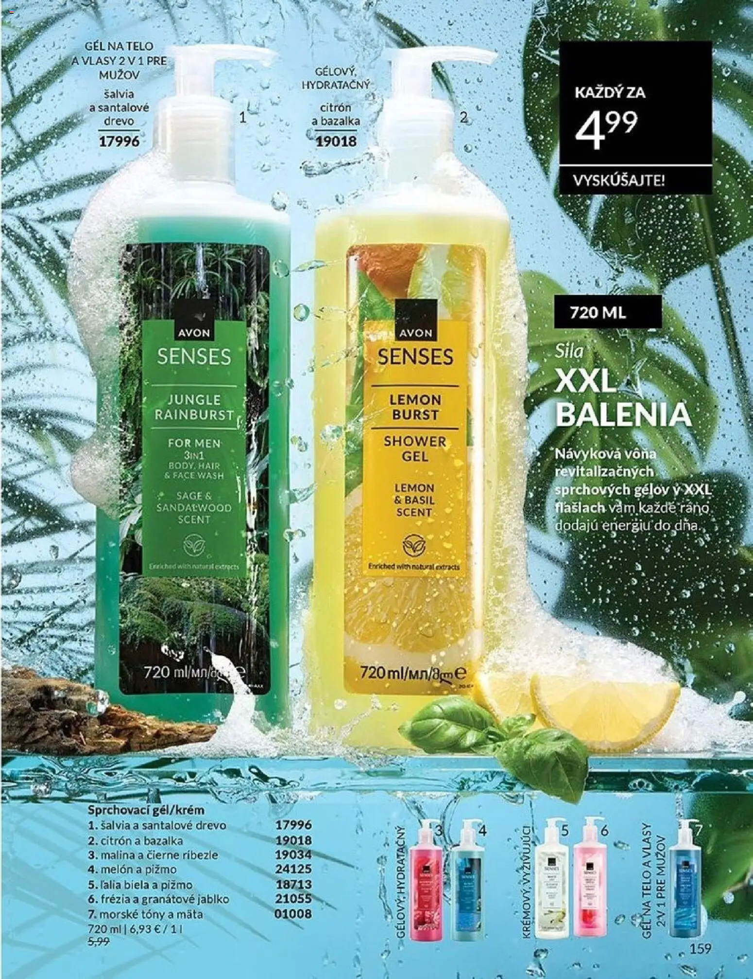 Nové Avon akcie – leták je platný od 01.03.2026 | Strana: 159 | Produkty: Ríbezle, Melón