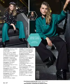 Ulla Popken Prospekt 	 ab 01.11.2025 gültig | Seite: 86 | Produkte: Hemdbluse, Sweatshirt, Hose, Leggings