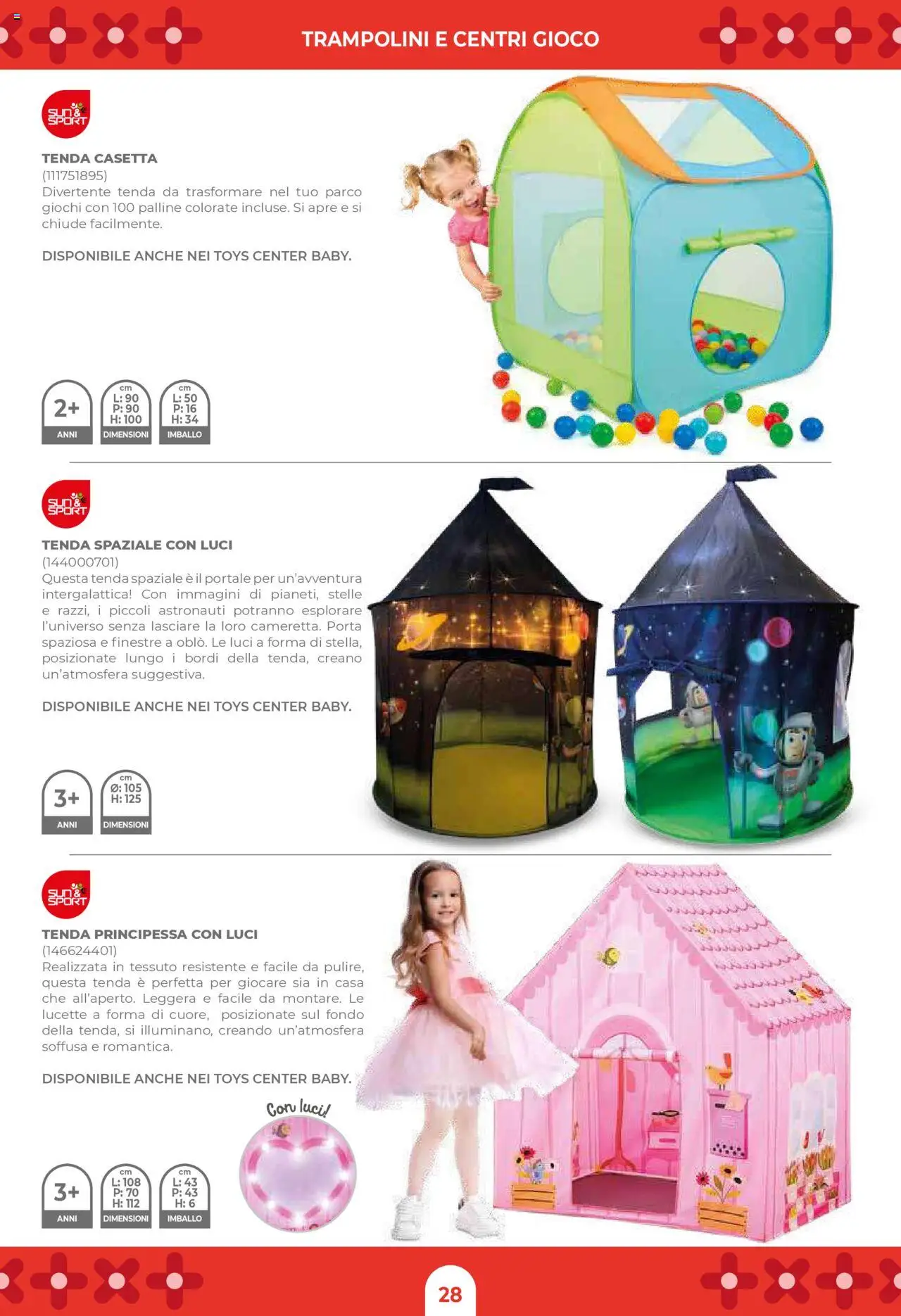 Volantino Toys Center del 03.04.2025 | Pagina: 30 | Prodotti: Tenda, Gioco