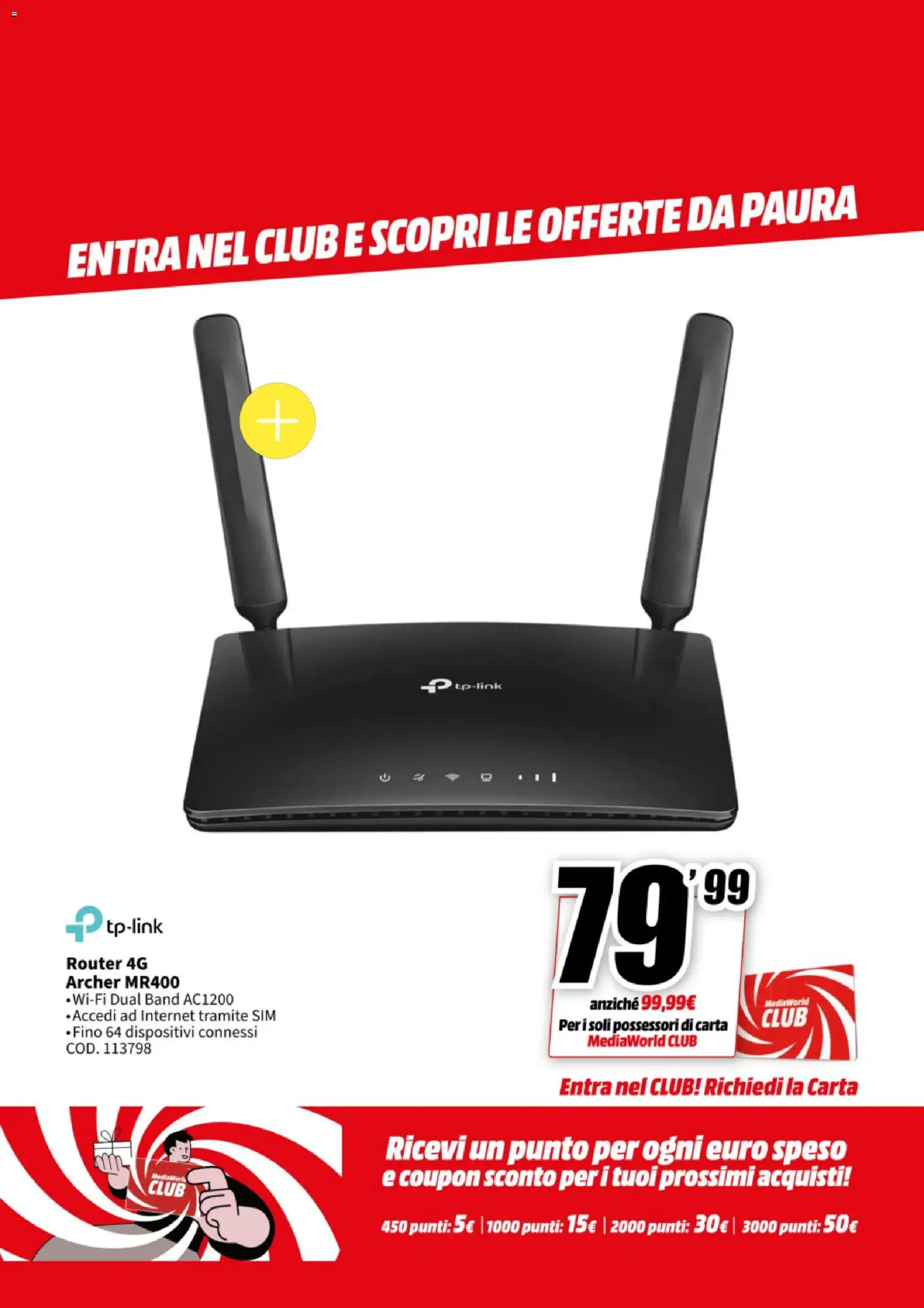 Volantino Media World del 27.10.2025 | Pagina: 29 | Prodotti: Router