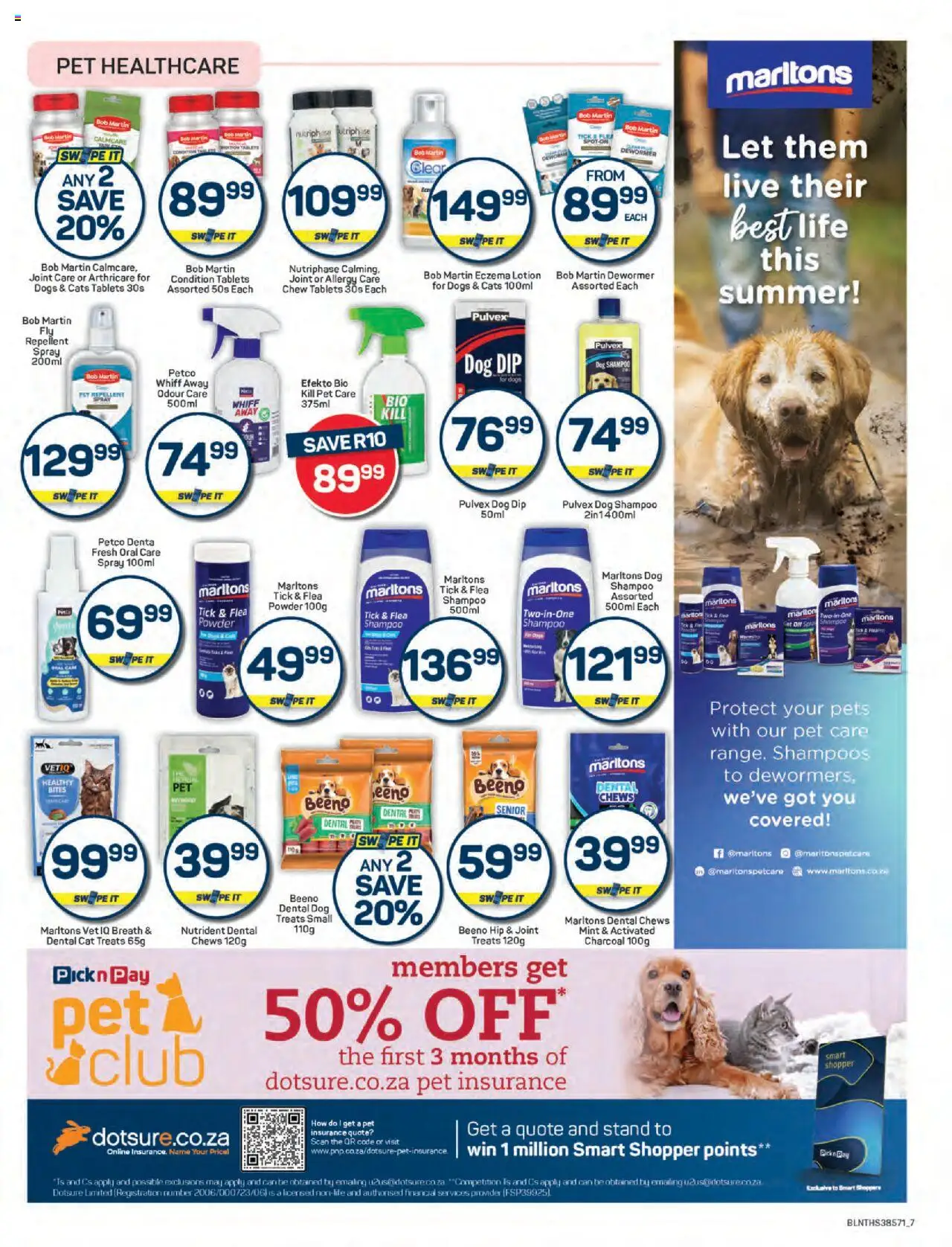 New Pick n Pay catalogue – valid from 22.09.2025 | Page: 7 | Products: Bag, Powder, Shampoo, Lotion