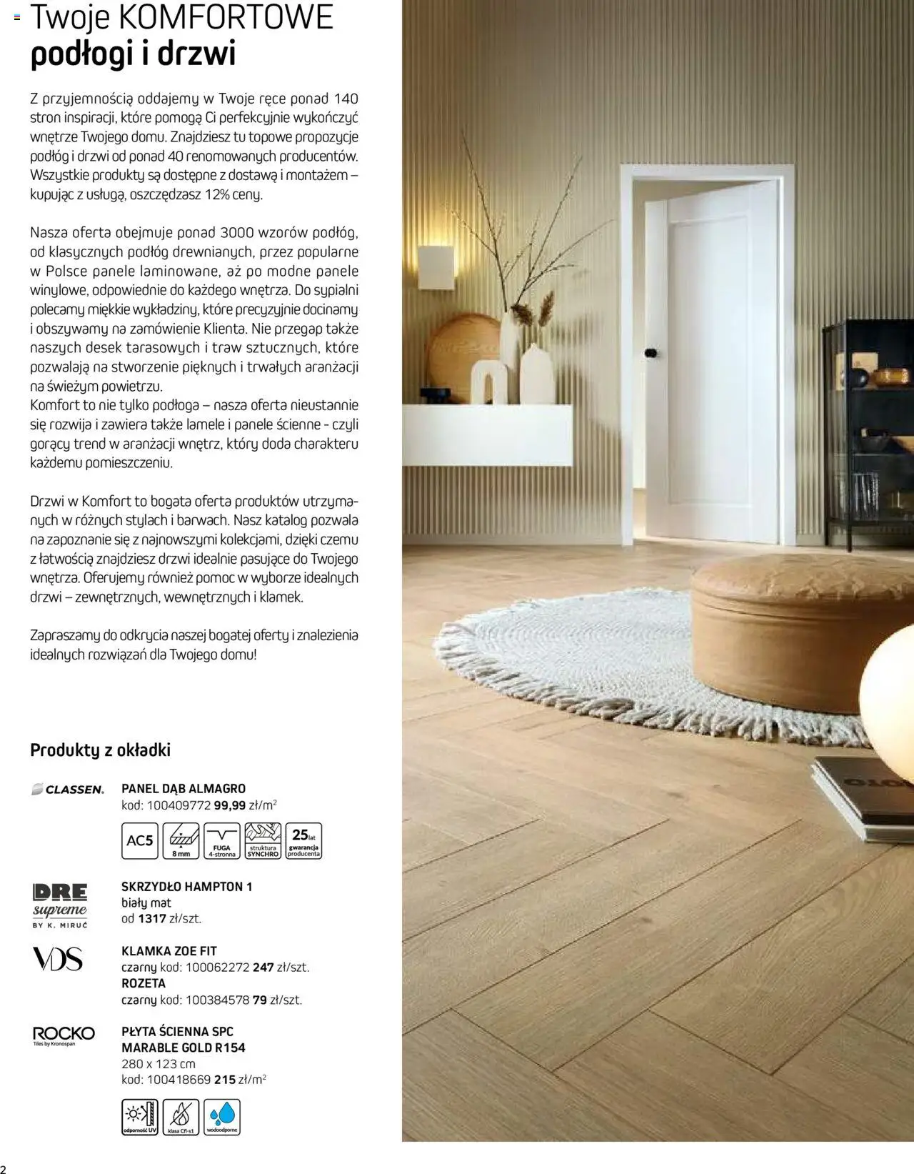 Komfort Gazetka - Katalog Podłogi I Drzwi od 26.06.2024 | Strona: 2