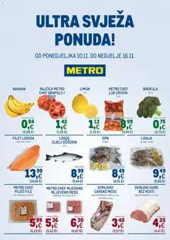 Metro - METRO HR - Ultra svježa ponuda - Pregled kataloga iz trgovine Metro, vrijedi od 10.11.2025
