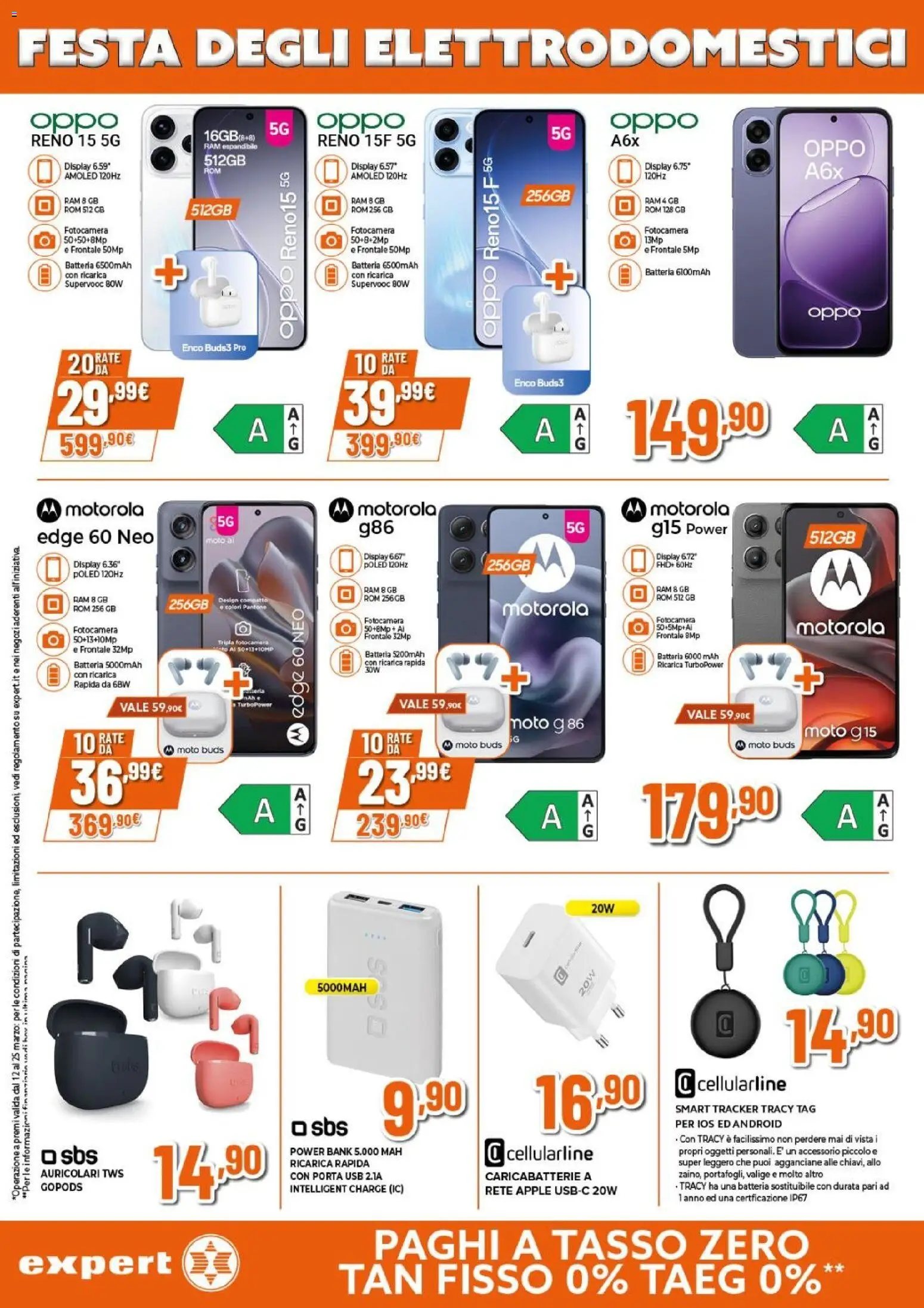 Volantino Expert del 12.03.2026 | Pagina: 36 | Prodotti: Tè, Fotocamera, USB, Batteria