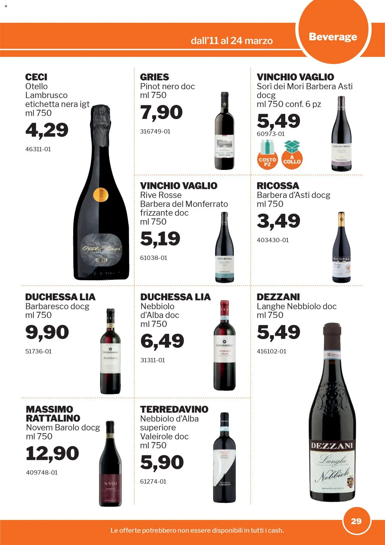 Volantino Sogegross del 11.03.2026 | Pagina: 29 | Prodotti: Ceci