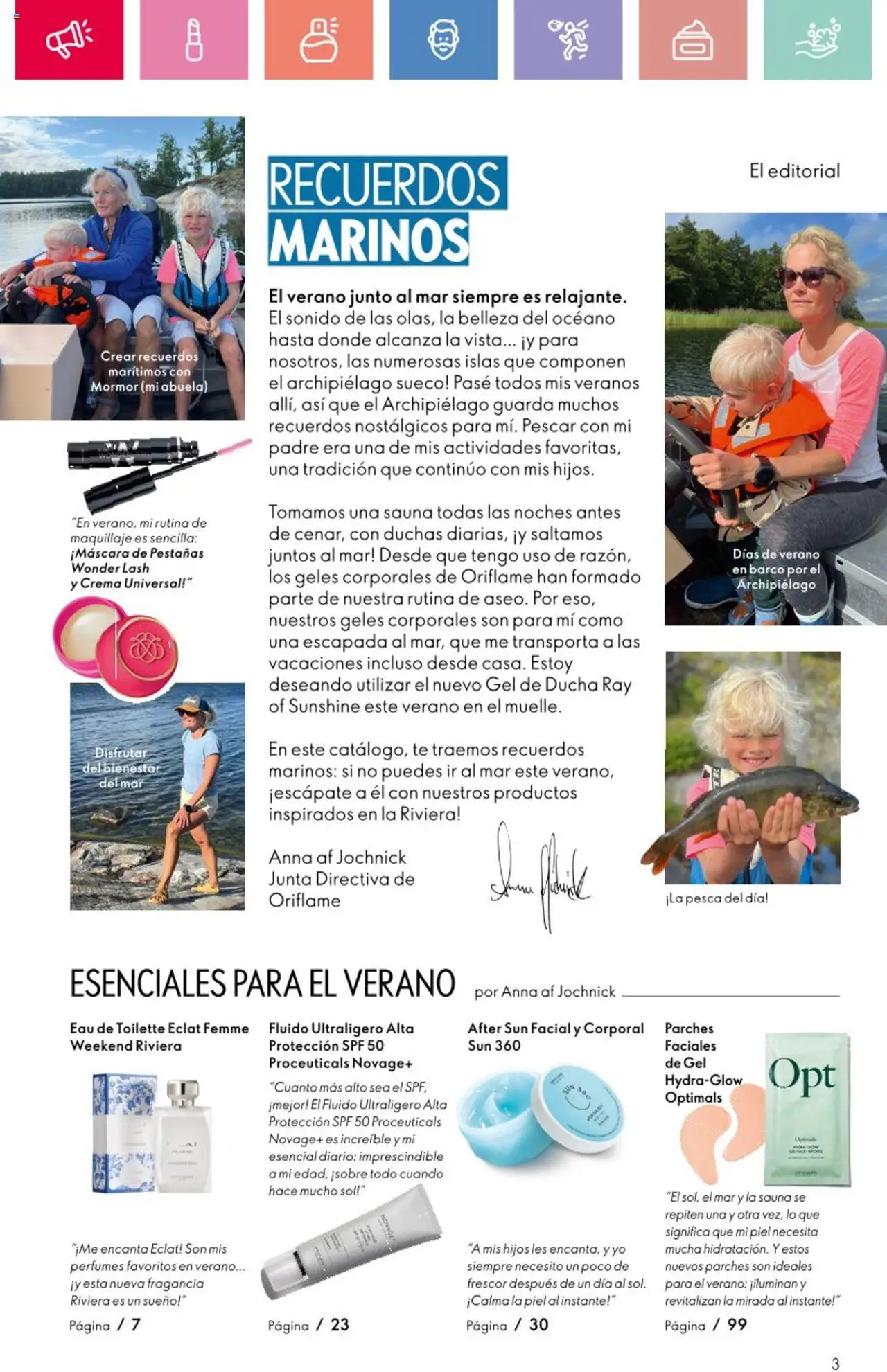 Oriflame - Catálogo Campaña 9 │ válido desde el 22.06.2025 | Página: 3 | Productos: Eau de toilette, Maquillaje, Gel de ducha, Crema