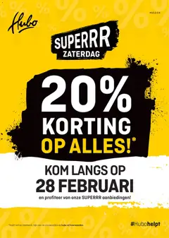 Hubo - Folder - Voorbeeld van een folder van Hubo, geldig van 23.02.2026