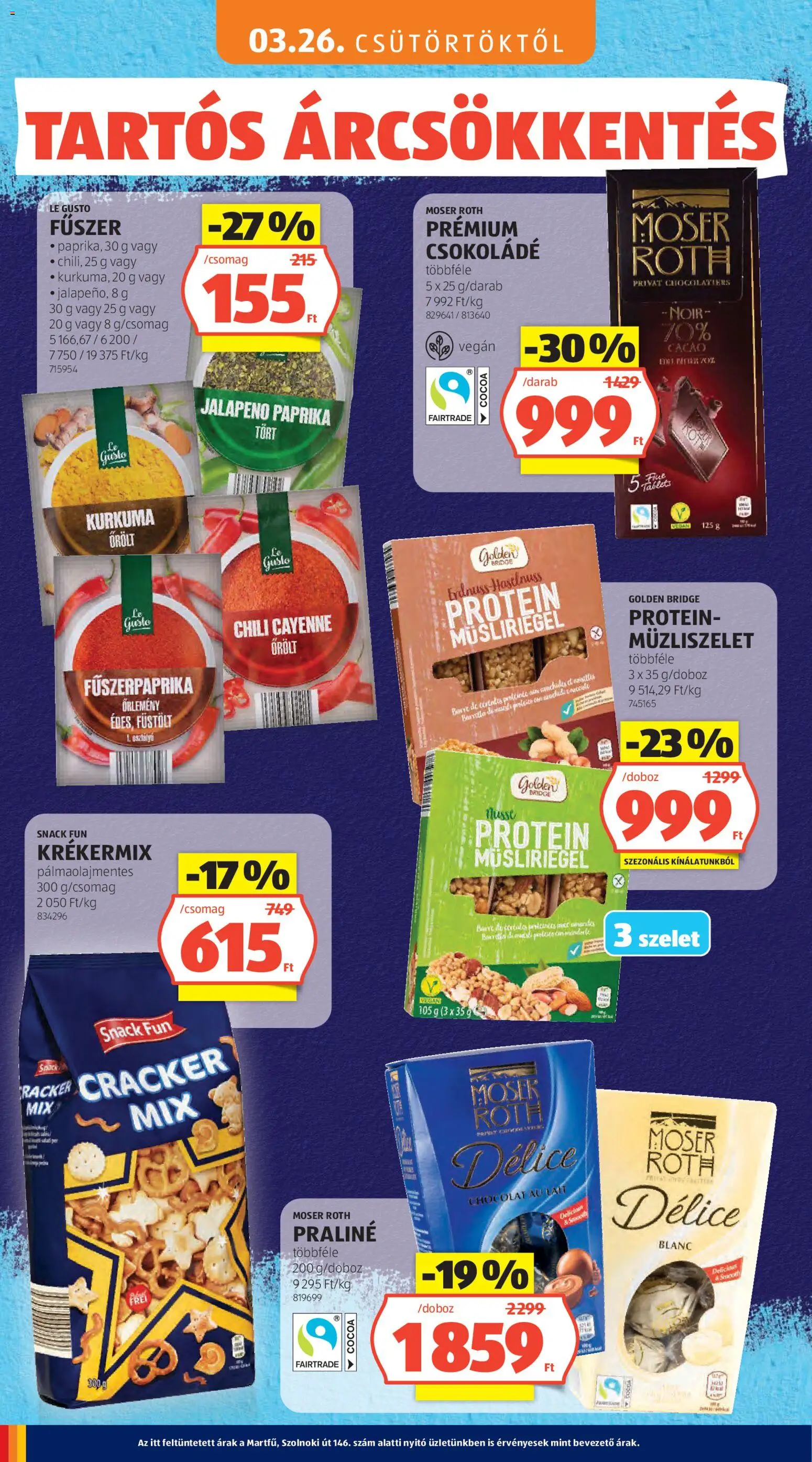 Aldi akciós ujság - amely érvényes a következő dátumtól: 16.04.2026 | Oldal: 6 | Termékek: Chili, Protein, Kurkuma, Vegán