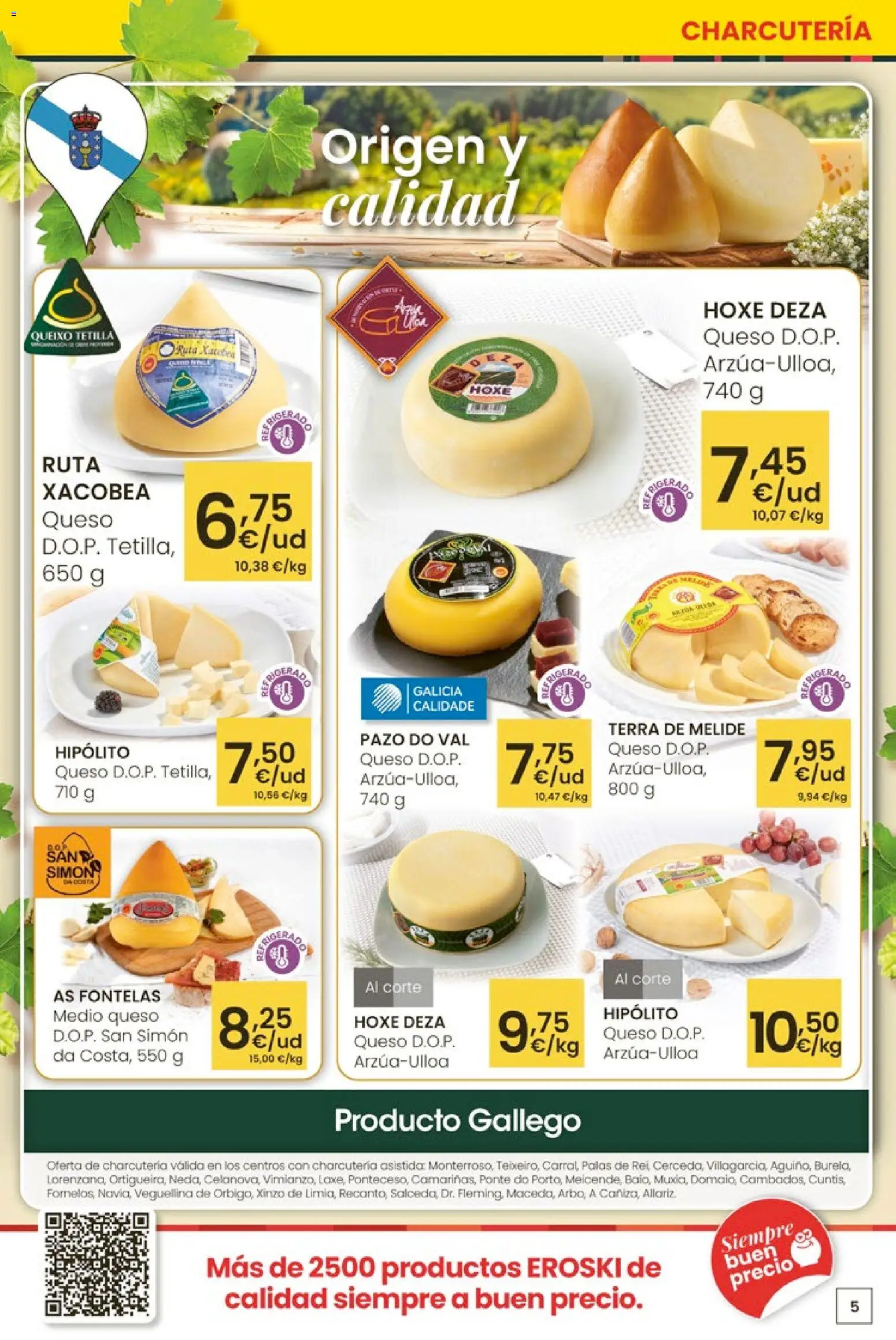 Eroski Quieres ahorrar conmigo │ válido desde el 26.03.2026 | Página: 5 | Productos: Queso