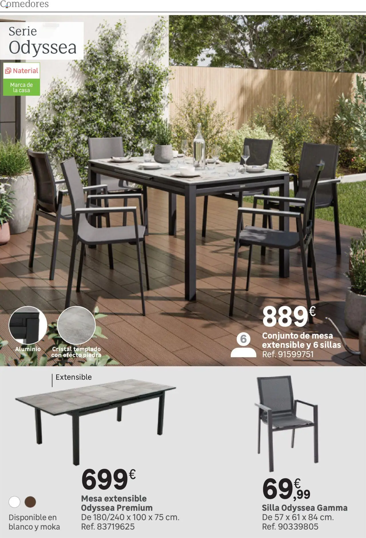 Leroy Merlin catálogo │ válido desde el 25.03.2025 | Página: 38 | Productos: Mesa extensible, Mesa, Silla