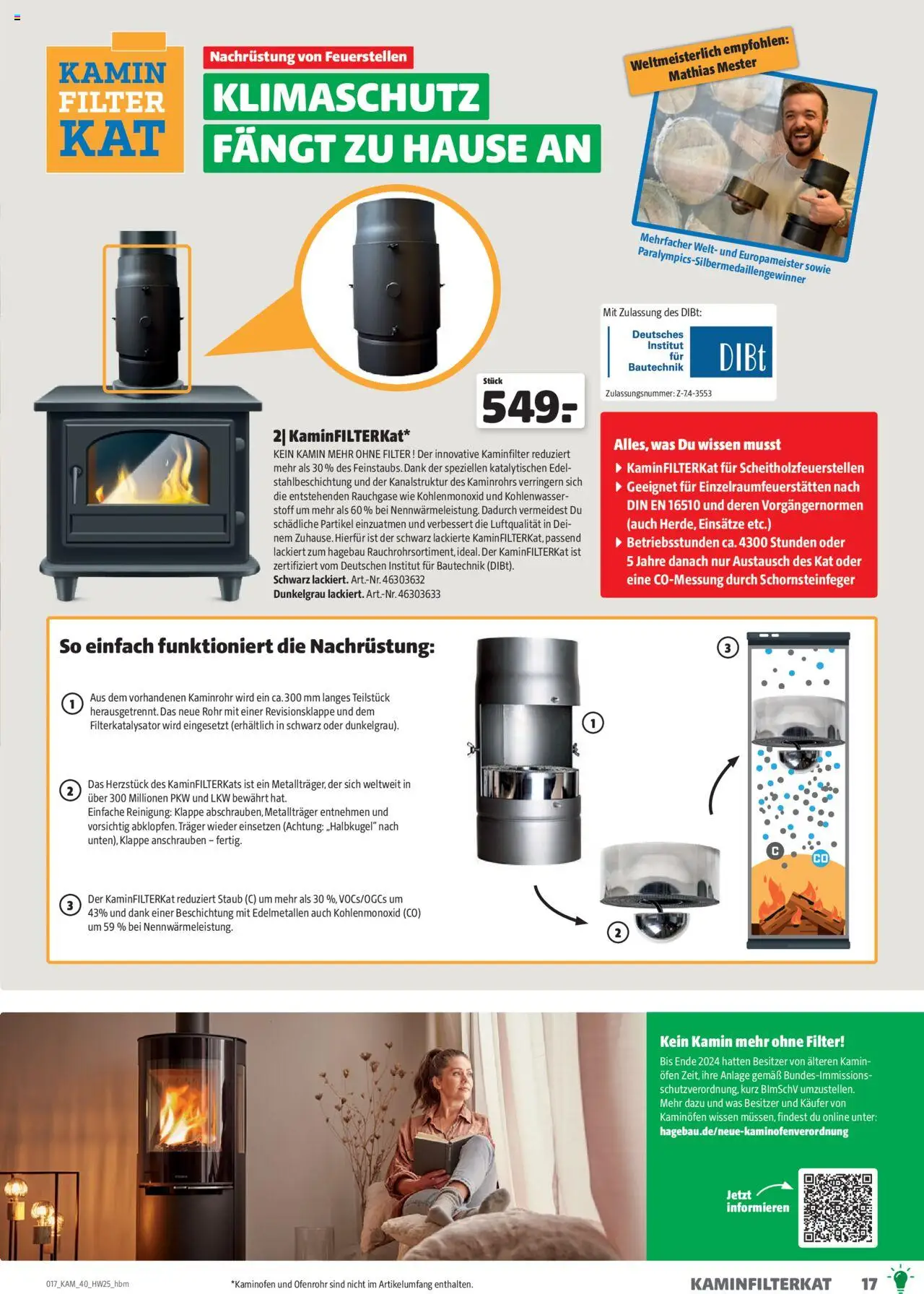 Hagebau Kaminöfen - gültig ab dem 07.07.2025 | Seite: 17 | Produkte: Ofen, Kamin, Kaminofen