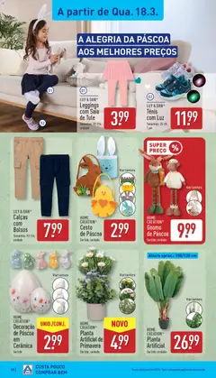 Pré-visualização Aldi folheto válido de 16.03.2026 | Página: 18 | Produtos: Calças, Saia, Leggings