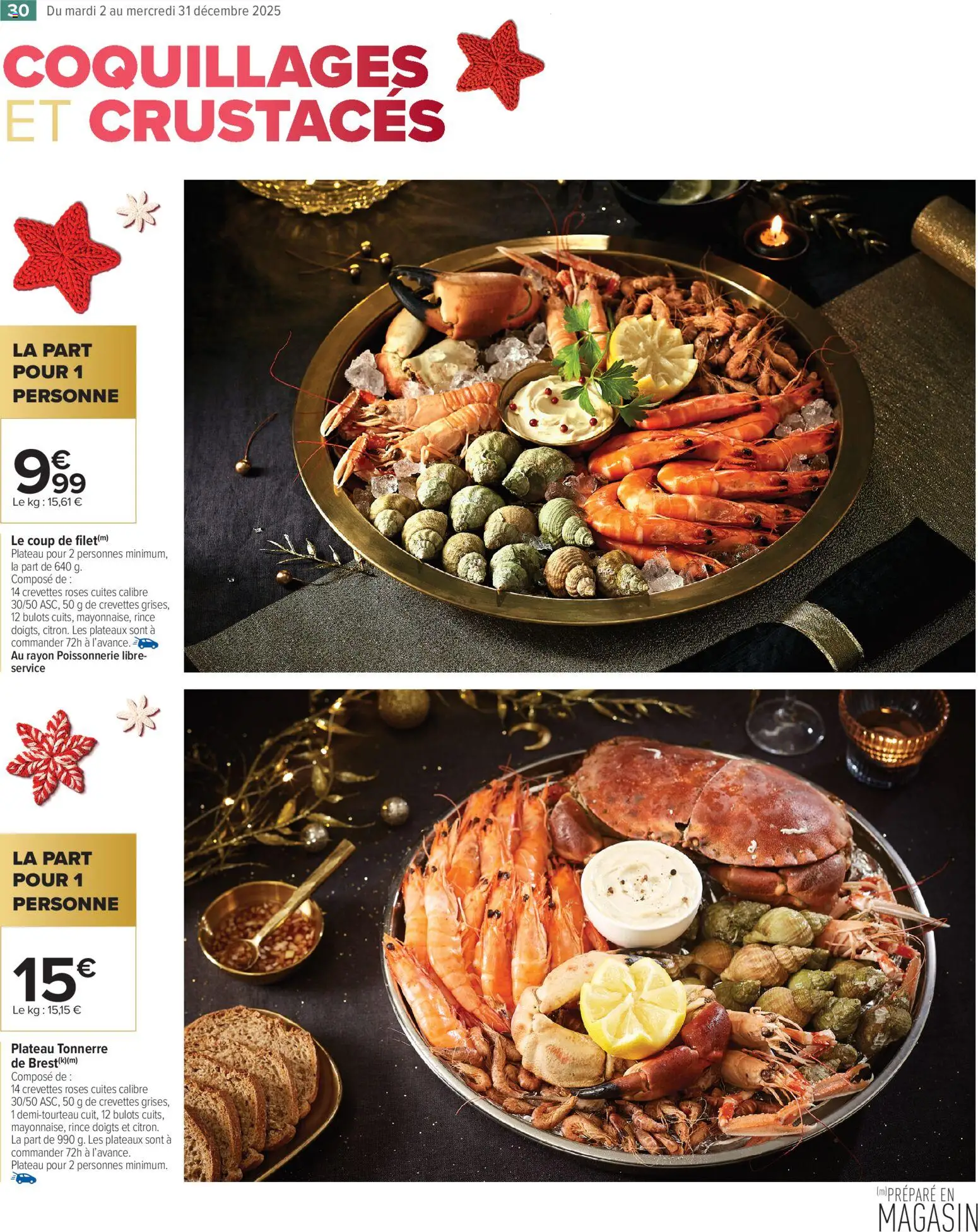 {H1} | Page: 30 | Produits: Plateau, Poissonnerie, Crevettes