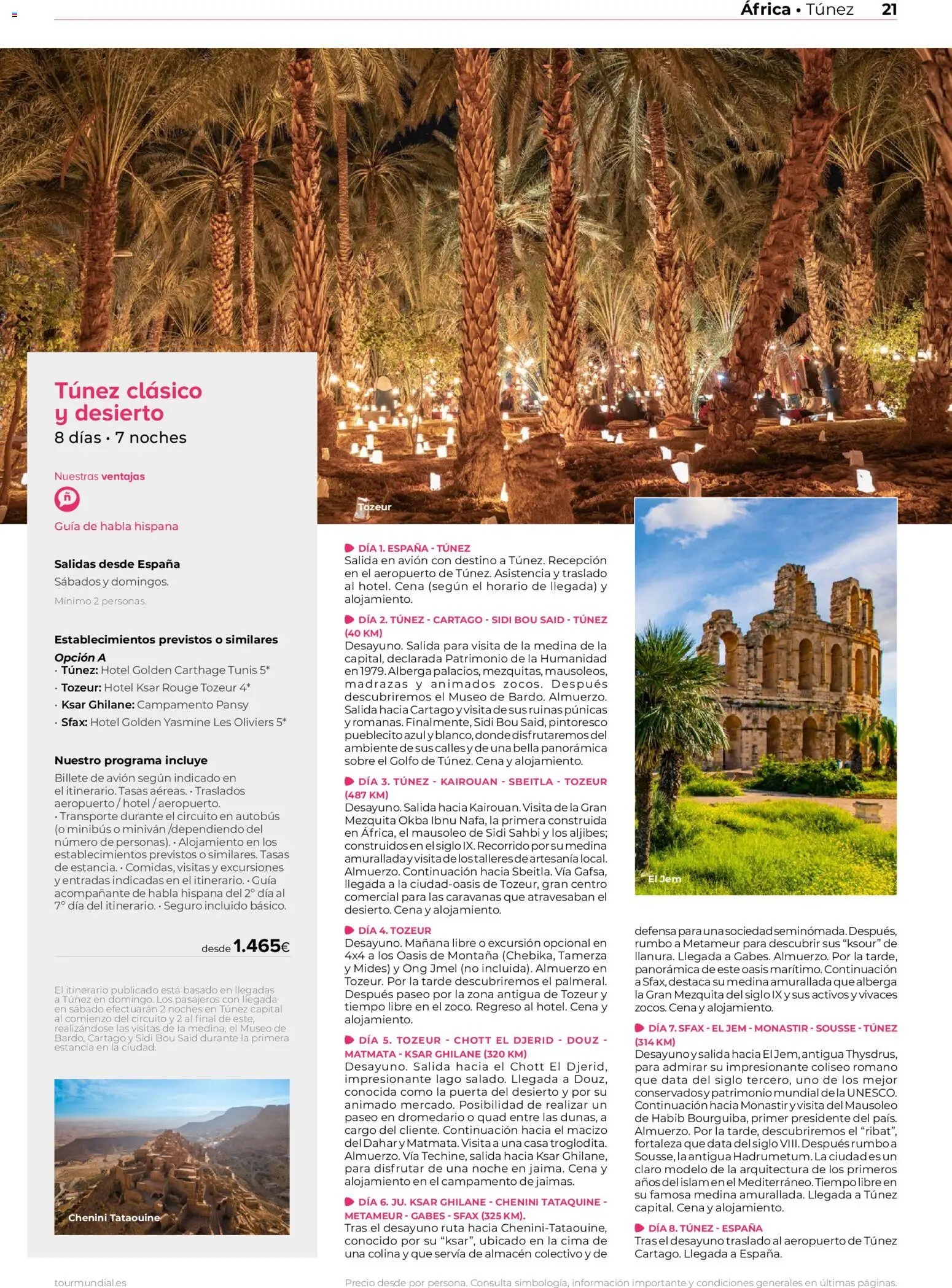 Viajes El Corte Inglés Africa y Oriente Medio │ válido desde el 01.01.2026 | Página: 21