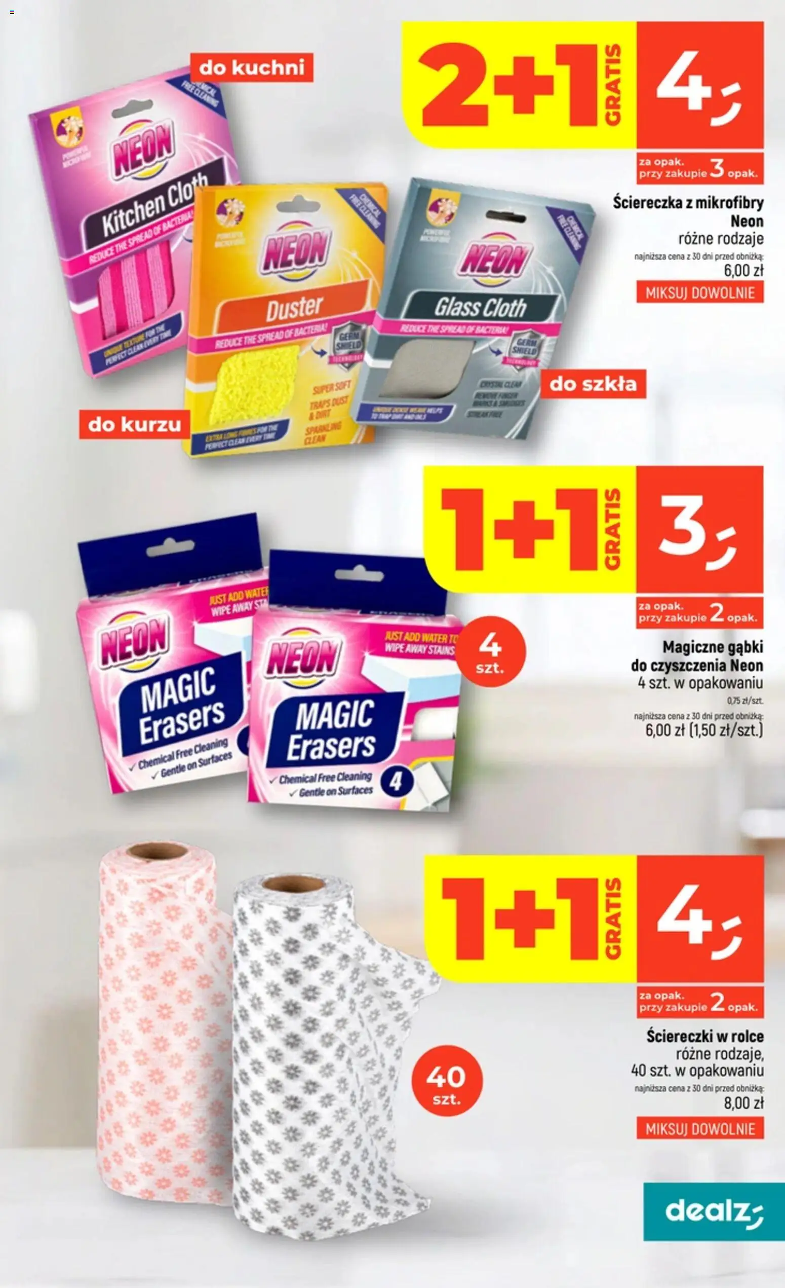 Dealz gazetka - Czysty zysk od 19.03.2026 | Strona: 5 | Produkty: Magiczne gąbki
