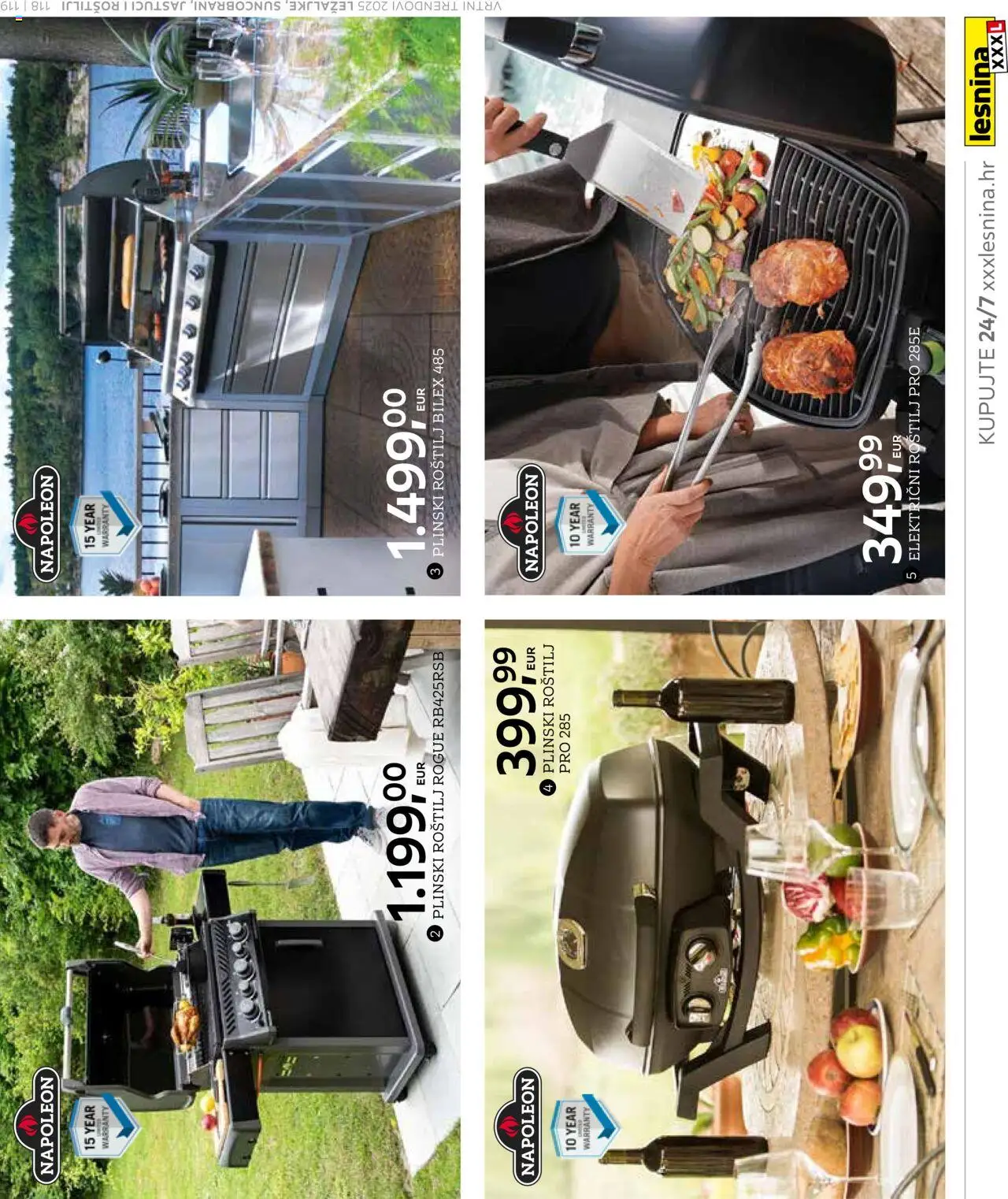 Lesnina katalog | vrijedi od 25.02.2025 | Stranica: 119 | Proizvodi: Roštilj