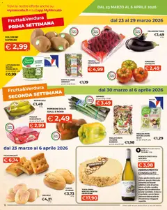 Anteprima del volantino Mercatò volantino Extra valido a partire dal 23.03.2026 | Pagina: 16 | Prodotti: Peperoni, Pomodoro, Melanzane, Torta