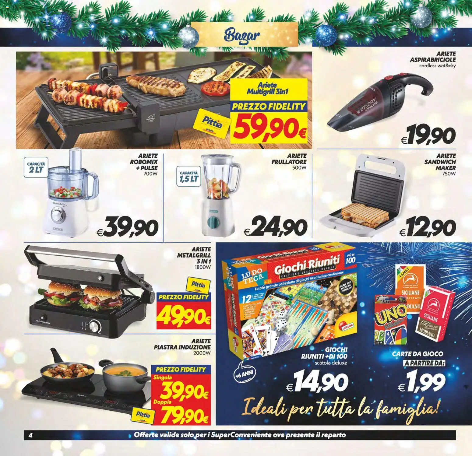 Volantino SuperConveniente del 27.12.2025 | Pagina: 31 | Prodotti: Frullatore, Gioco, Scatola
