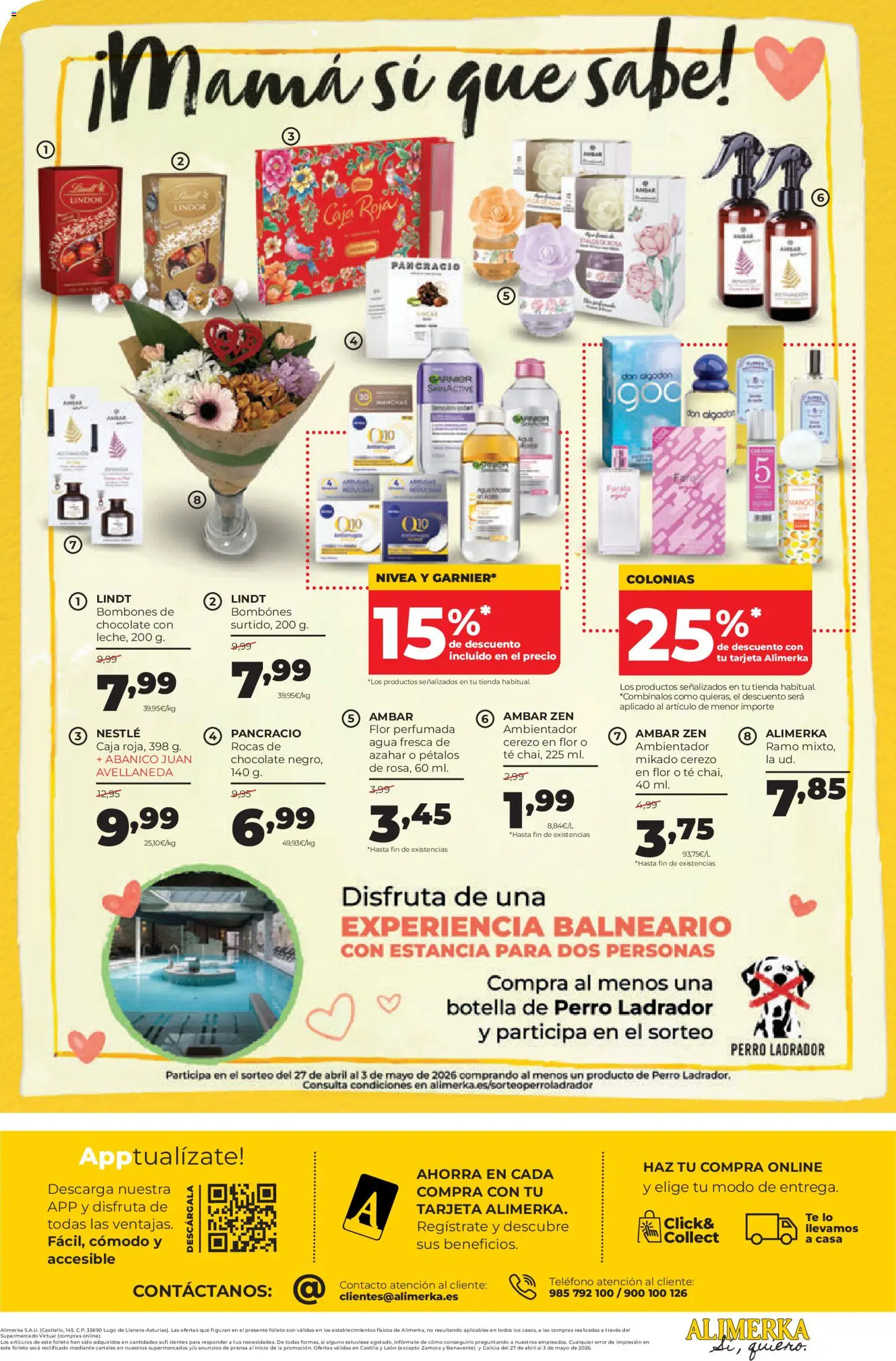 Alimerka folleto Castilla y León │ válido desde el 27.04.2026 | Página: 16 | Productos: Chocolate, Κεραία, Té, Caja