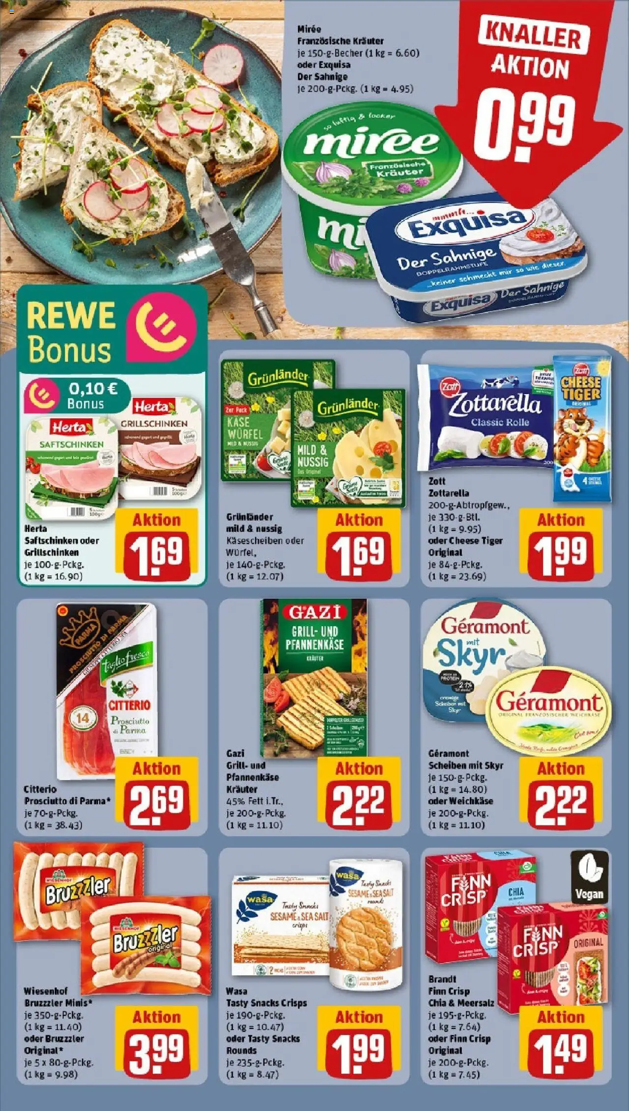 Rewe prospekt Lüdinghausen	 - gültig ab dem 15.06.2025 | Seite: 10 | Produkte: Grill, Geramont, Exquisa, Grunlander