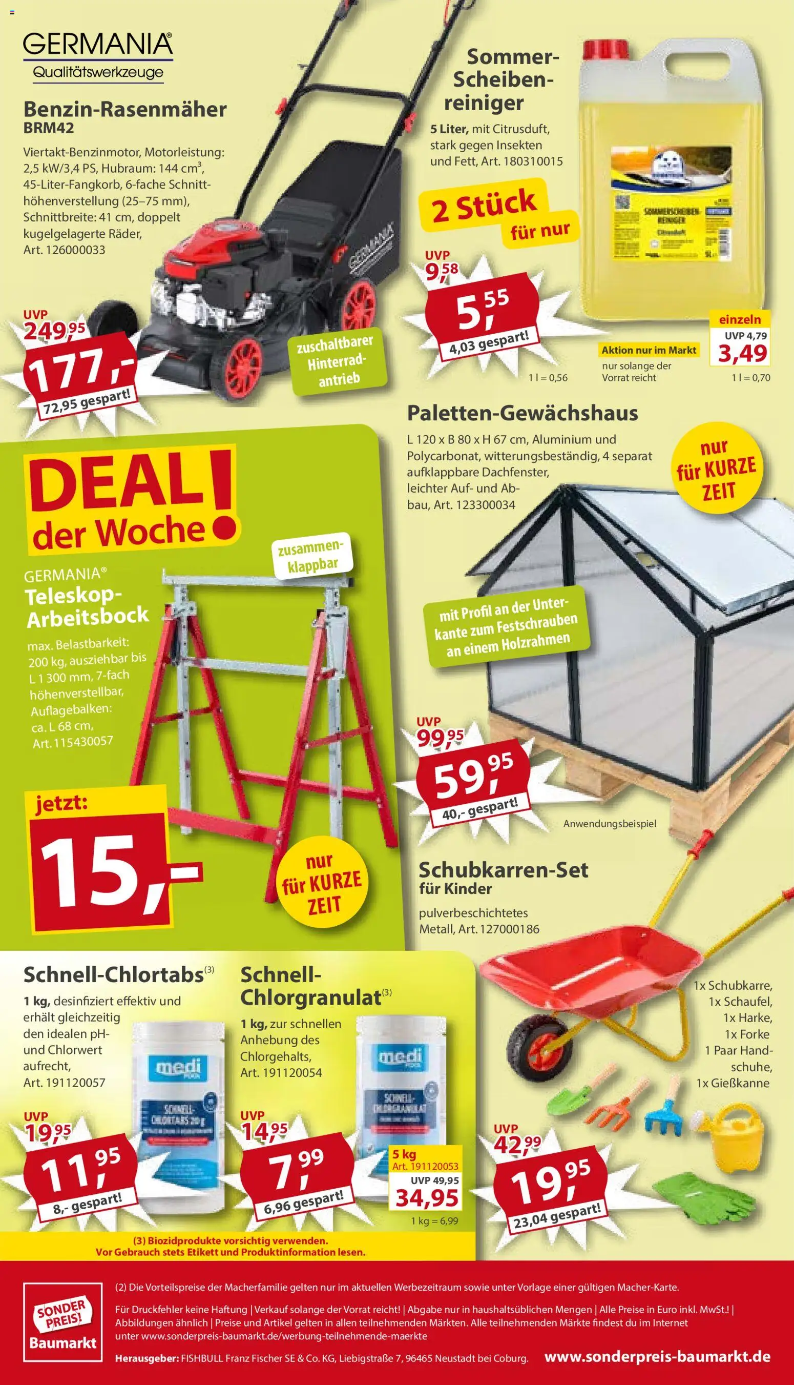 Sonderpreis Baumarkt Prospekt 	 – gültig ab 11.04.2026 | Seite: 20