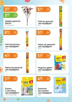 Pogląd oferty "Eurocash gazetka - Katalog Chemiczny" - ważna od 05.03.2026 | Strona: 20 | Produkty: Papier do pieczenia, Magiczna gąbka, Gąbka