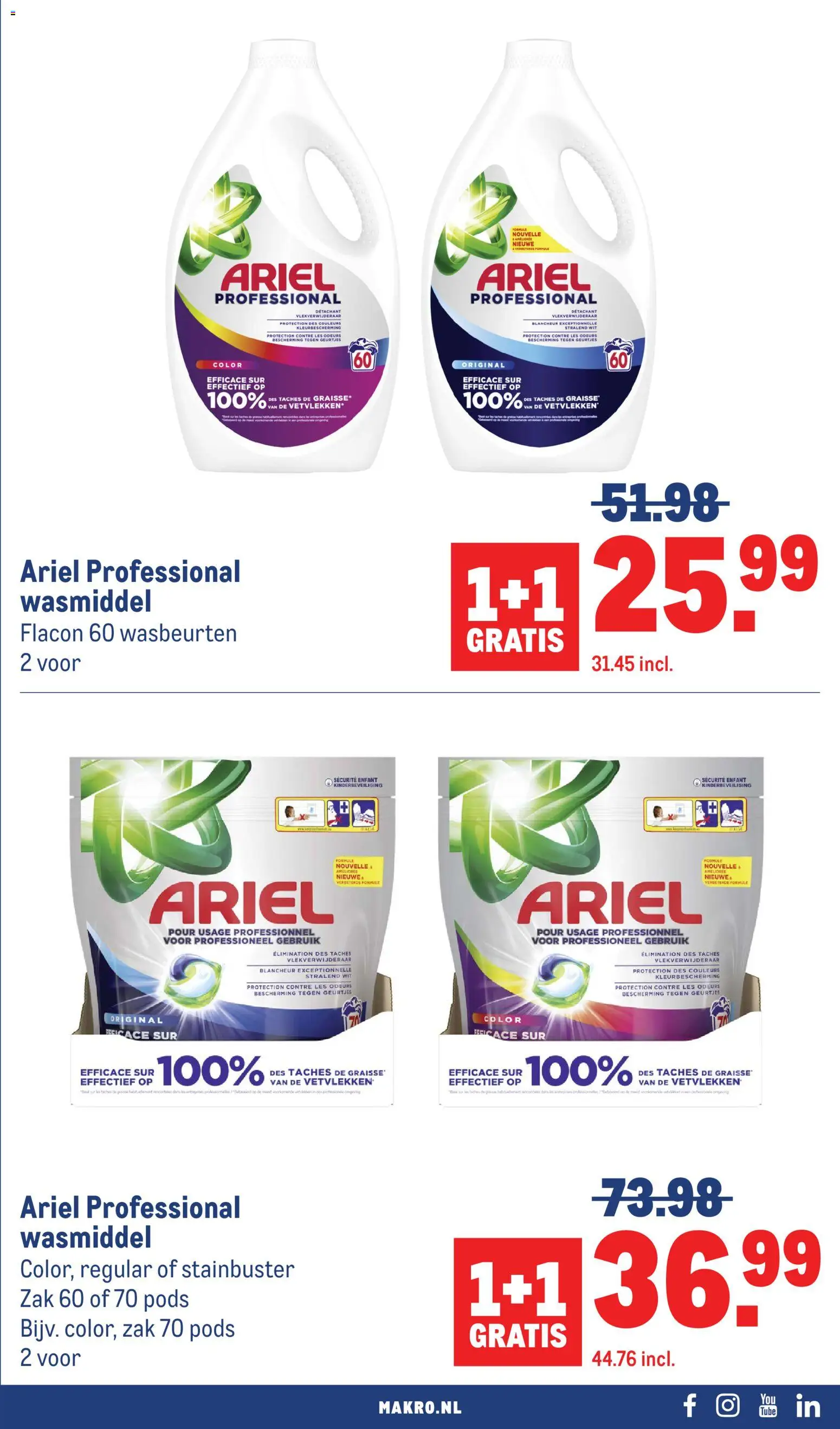 {H1} | Pagina: 61 | Producten: Wasmiddel, Zak