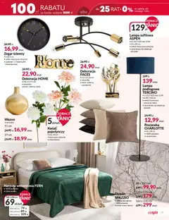 Pogląd oferty "Salony Agata Gazetka" - ważna od 23.10.2025 | Strona: 3 | Produkty: Zegar, Bateria, Wazon, Lampa