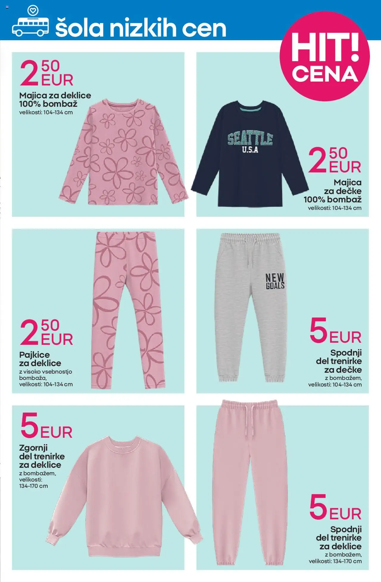 Pepco katalog │ velja od 21.08.2025 | Stran: 3 | Izdelki: Pajkice, Majica