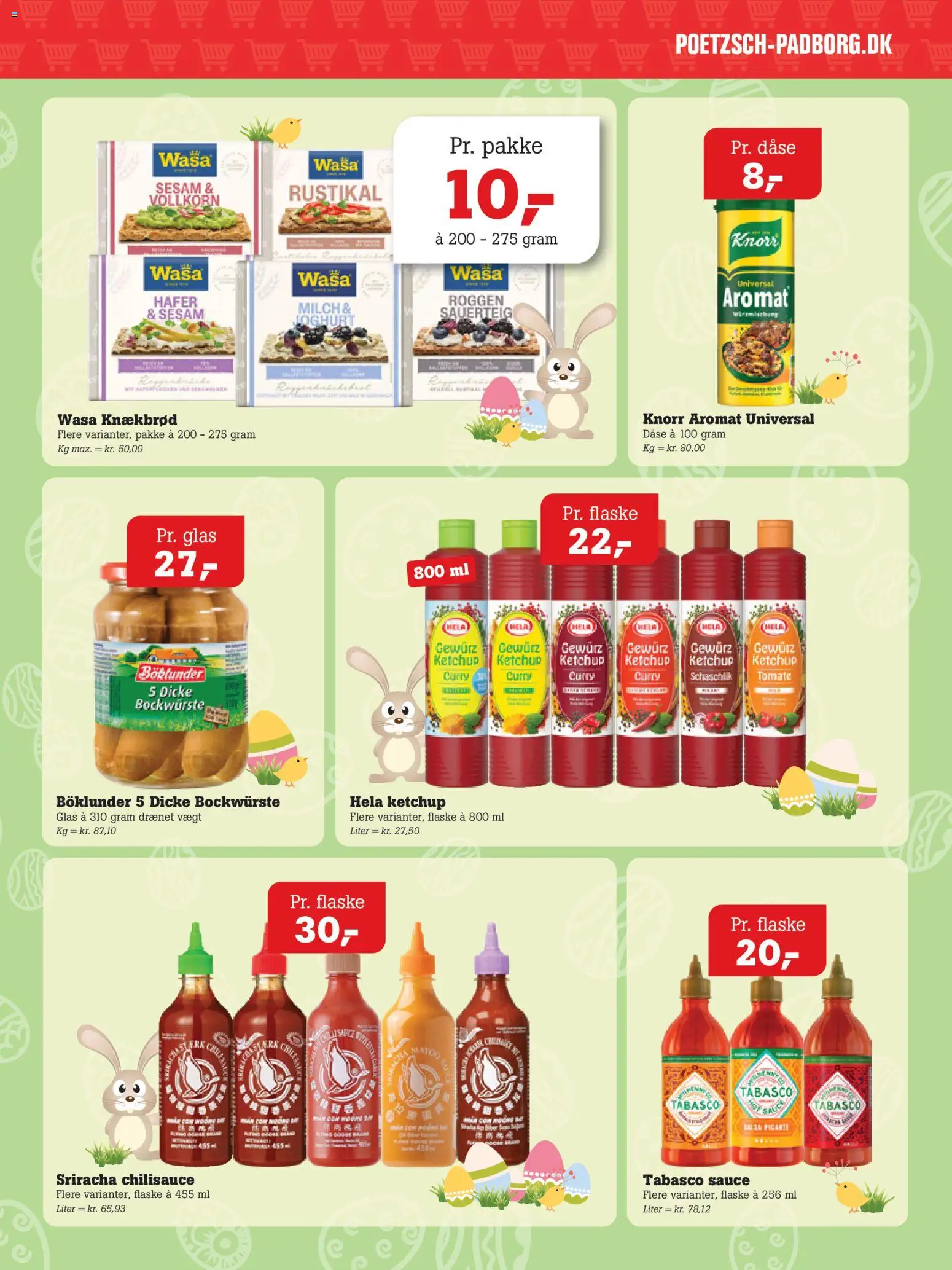 Poetzsch Padborg tilbudsavis – gyldig fra 26.03.2026 | Side: 5 | Produkter: Pålægschokolade, Sukker, Nutella