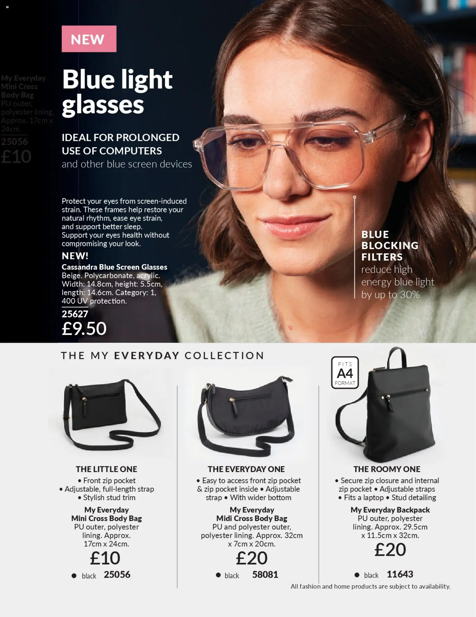 {H1} | Page: 166 | Products: Backpack, Glasses, Bag, Laptop