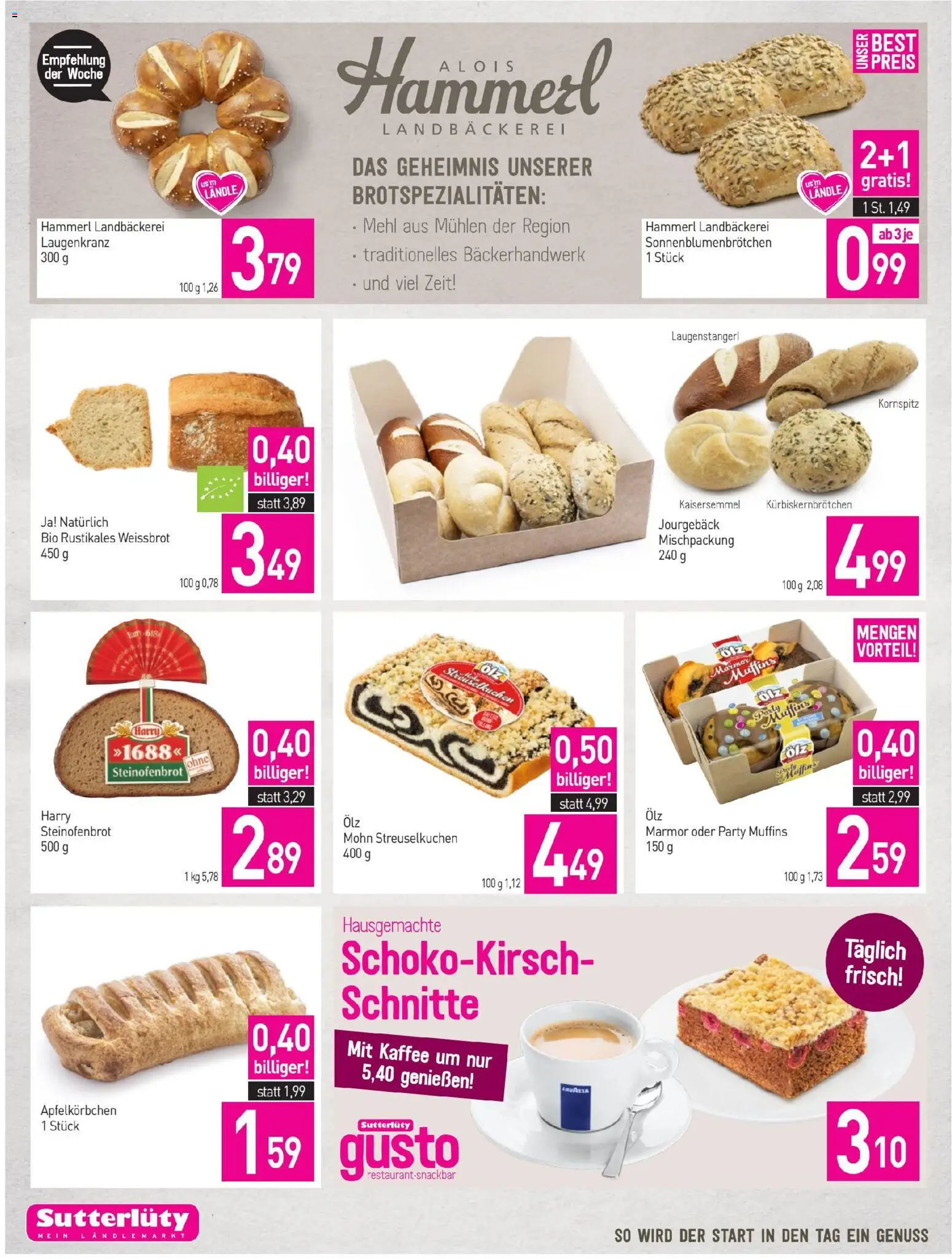 Sutterlüty Flugblatt gültig ab 13.11.2025 | Seite: 2 | Produkte: Kaffee