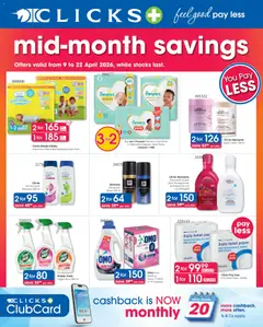 Clicks specials catalogue – valid from 09.04.2026