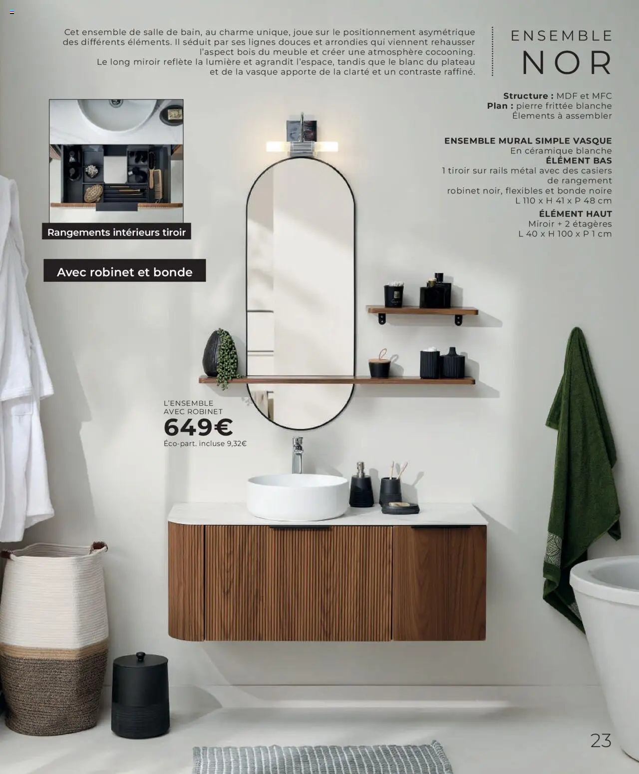  | Page: 23 | Produits: Meuble, Robinet, Plateau, Miroir