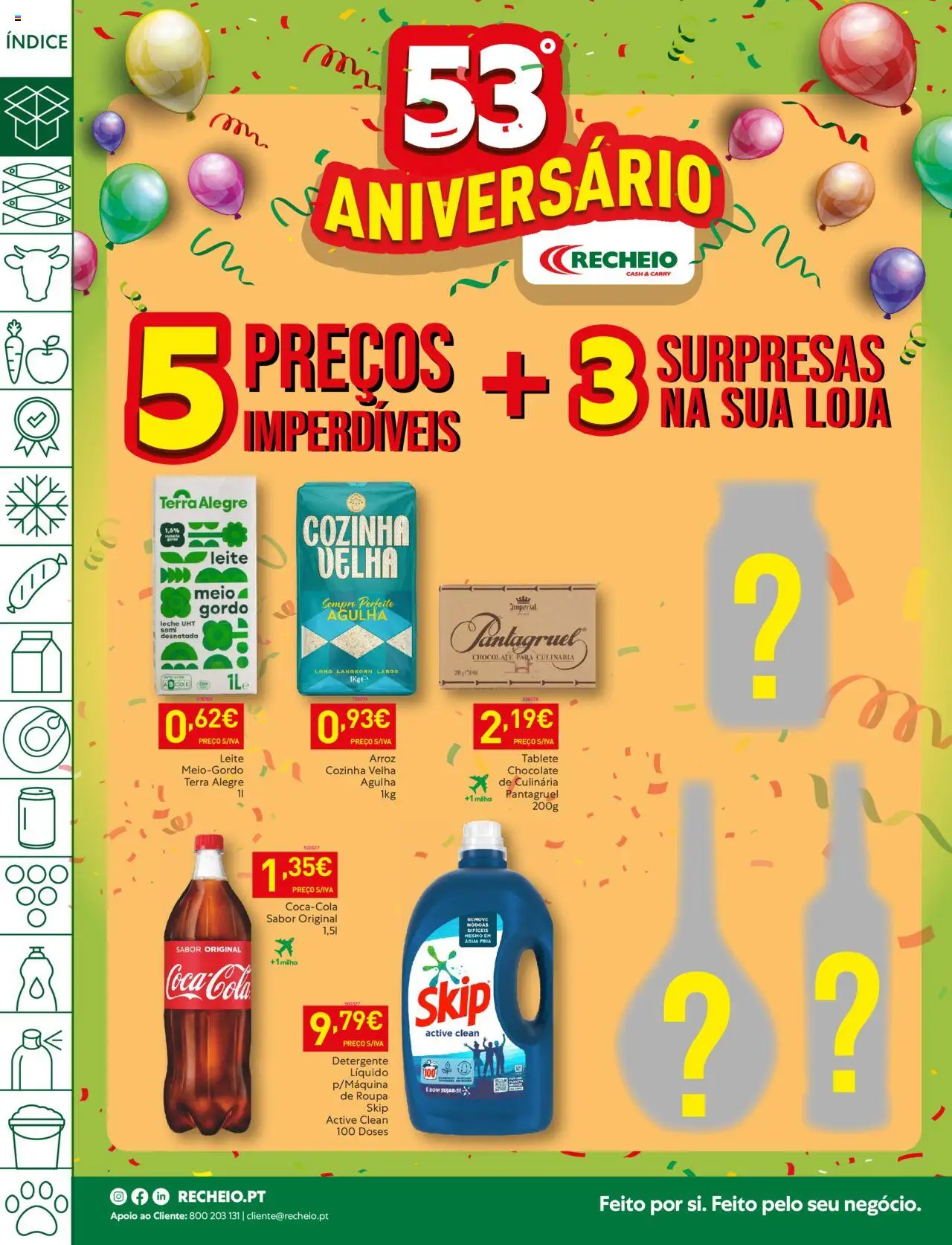 Recheio folheto │ válido de 21.10.2025 | Página: 6 | Produtos: Agua, Detergente, Leite, Arroz