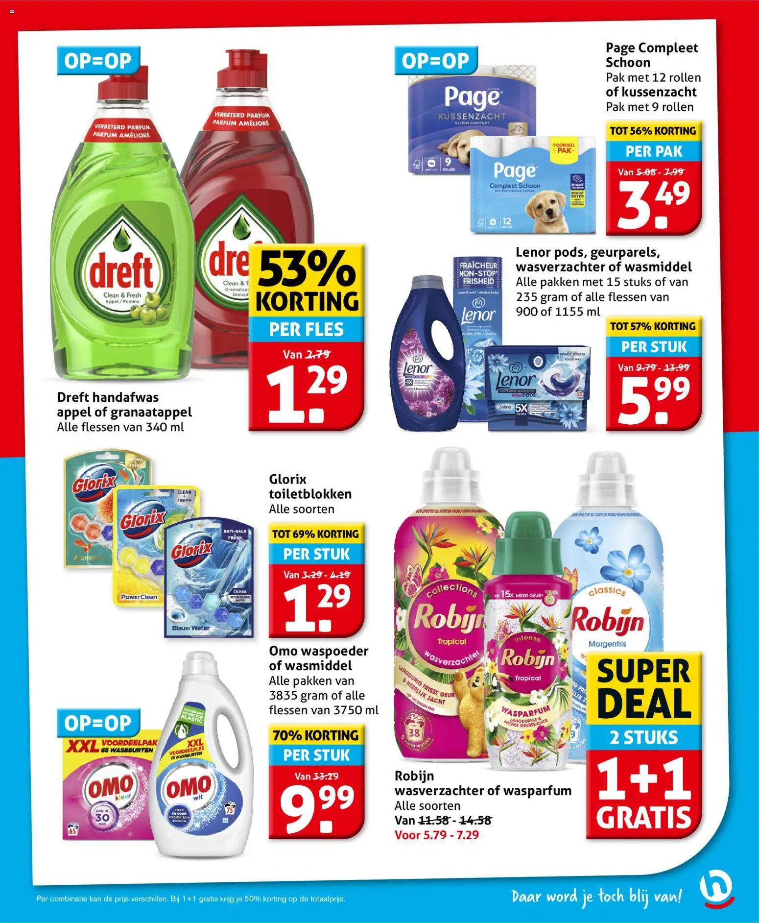 {H1} | Pagina: 23 | Producten: Wasmiddel, Fles, Appel, Granaatappel