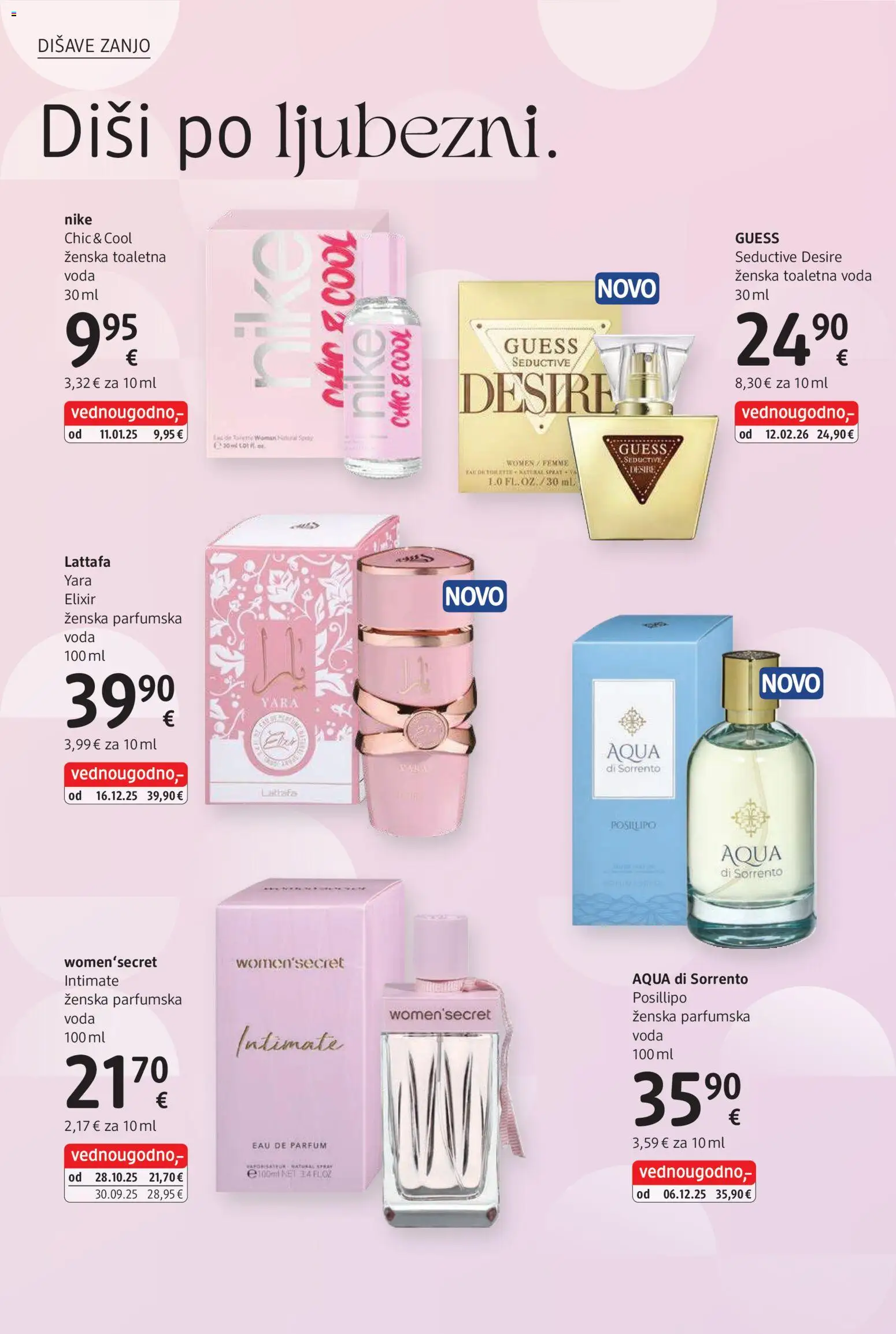 Novi DM Drogerie Markt katalog ponudbe – veljaven od 02.03.2026 | Stran: 4 | Izdelki: Parfum, Voda, Toaletna voda, Parfumska voda
